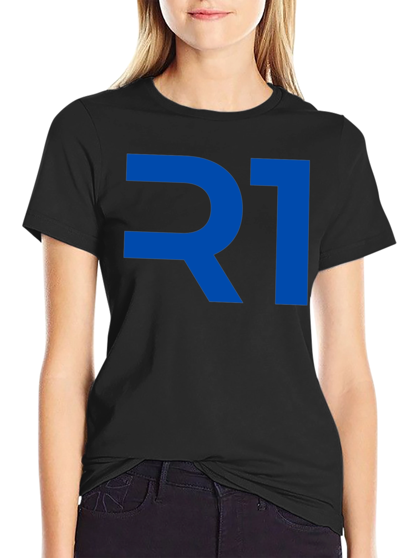 R1 Graphic T-Shirt - Bold Blue Design