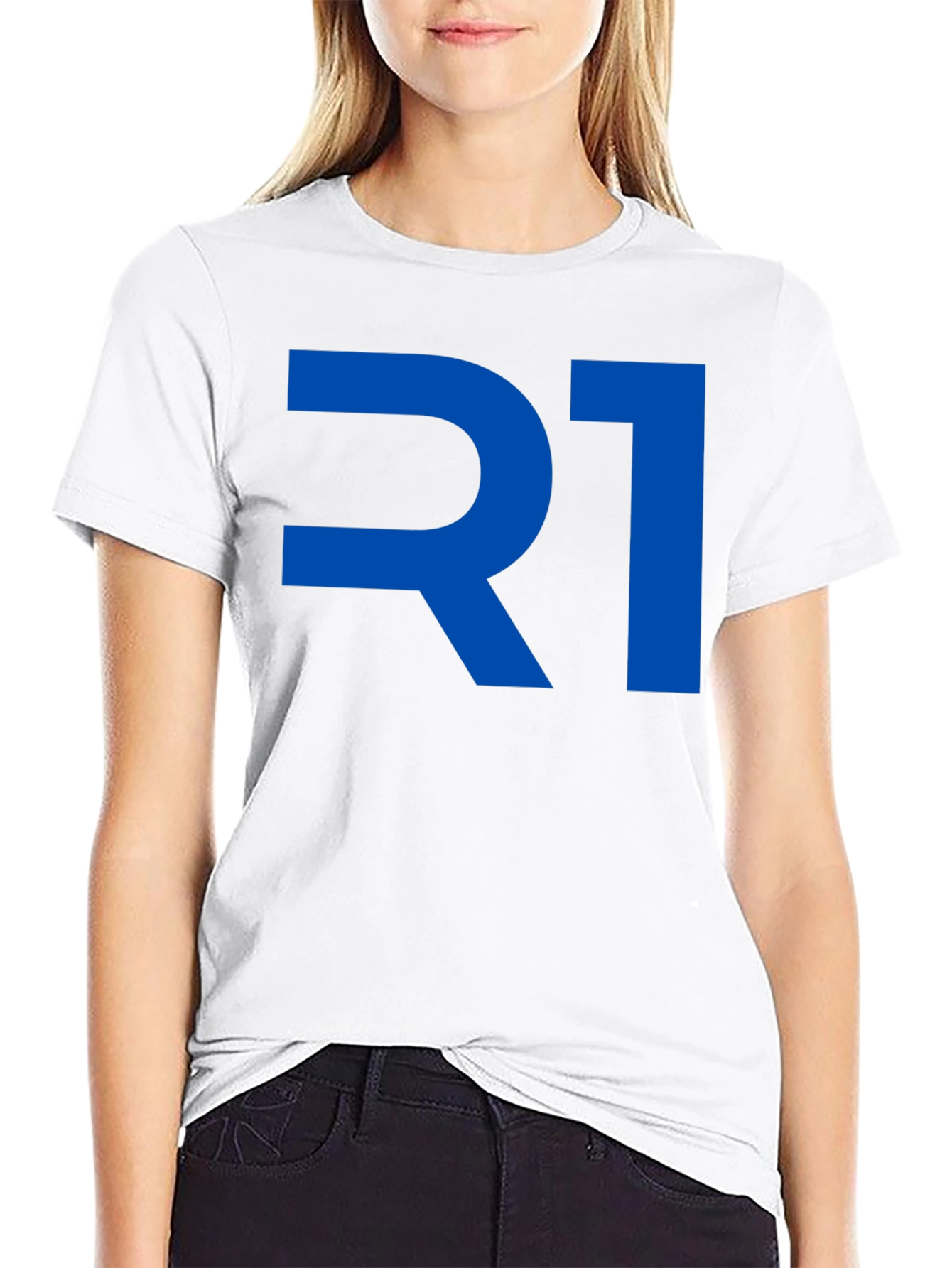 R1 Graphic T-Shirt - Bold Blue Design
