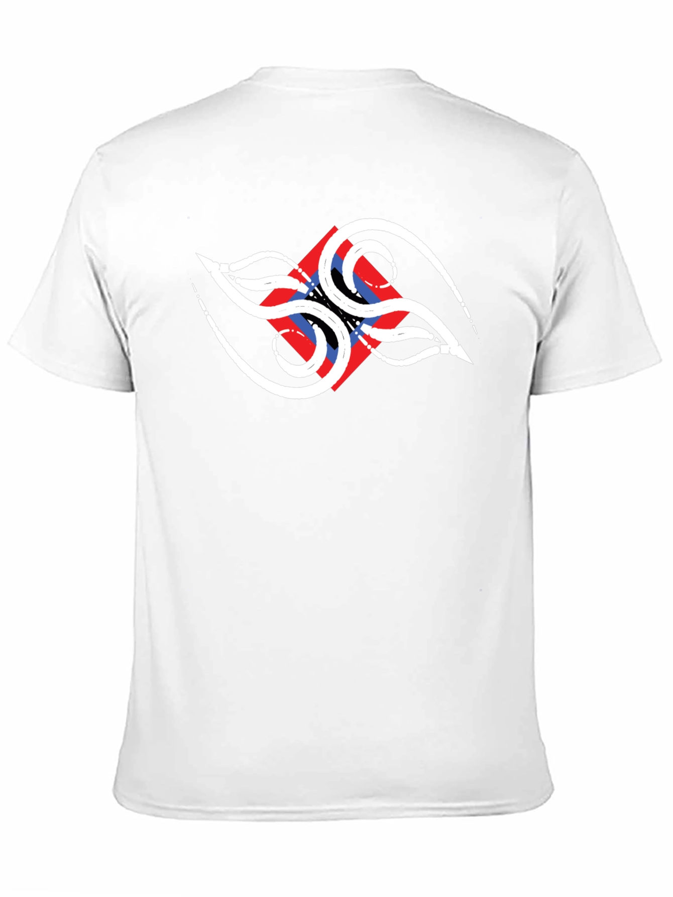 Abstract Design Black T-Shirt
