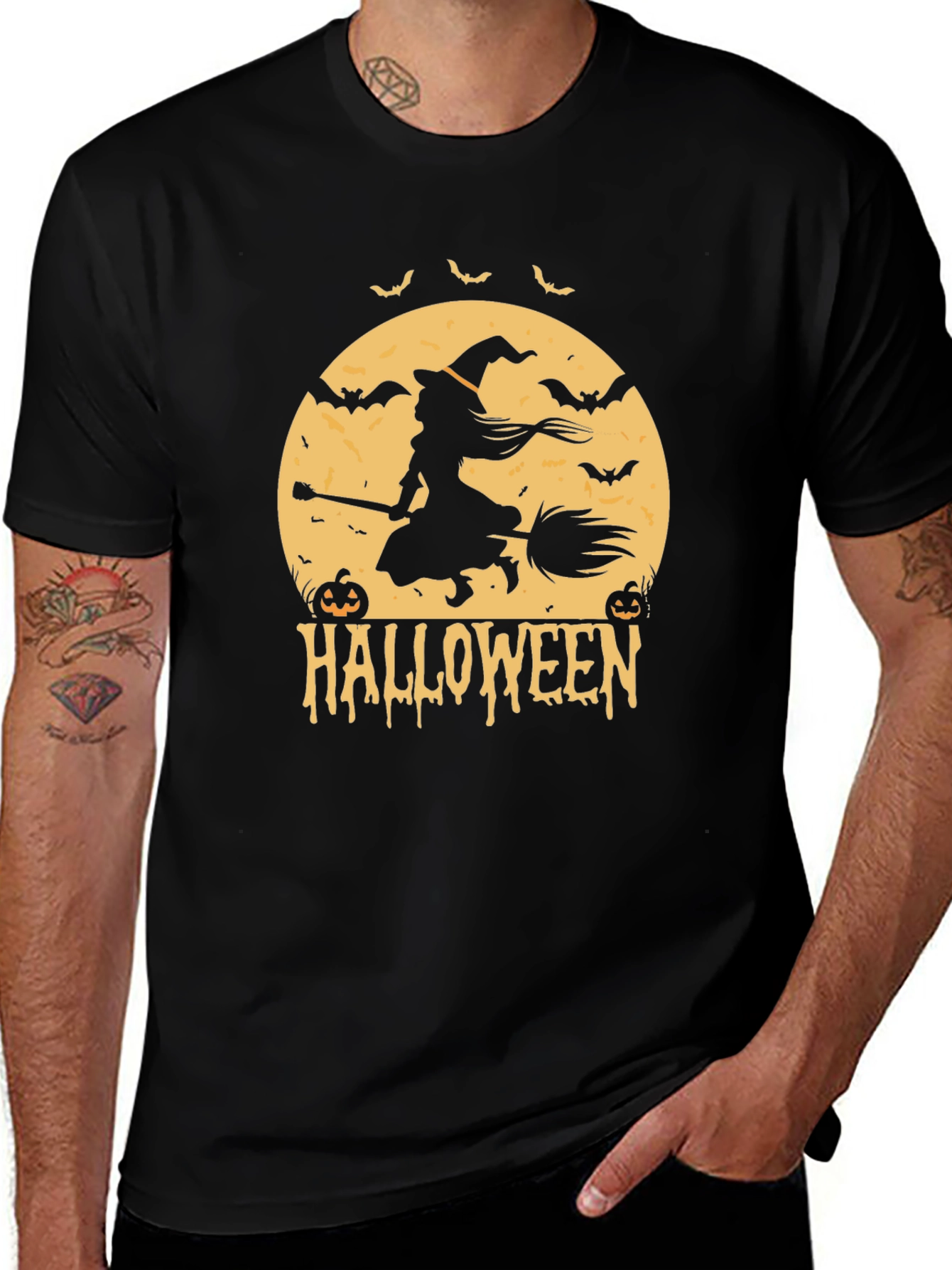 Halloween Witch T-Shirt - Spooky Season Tee