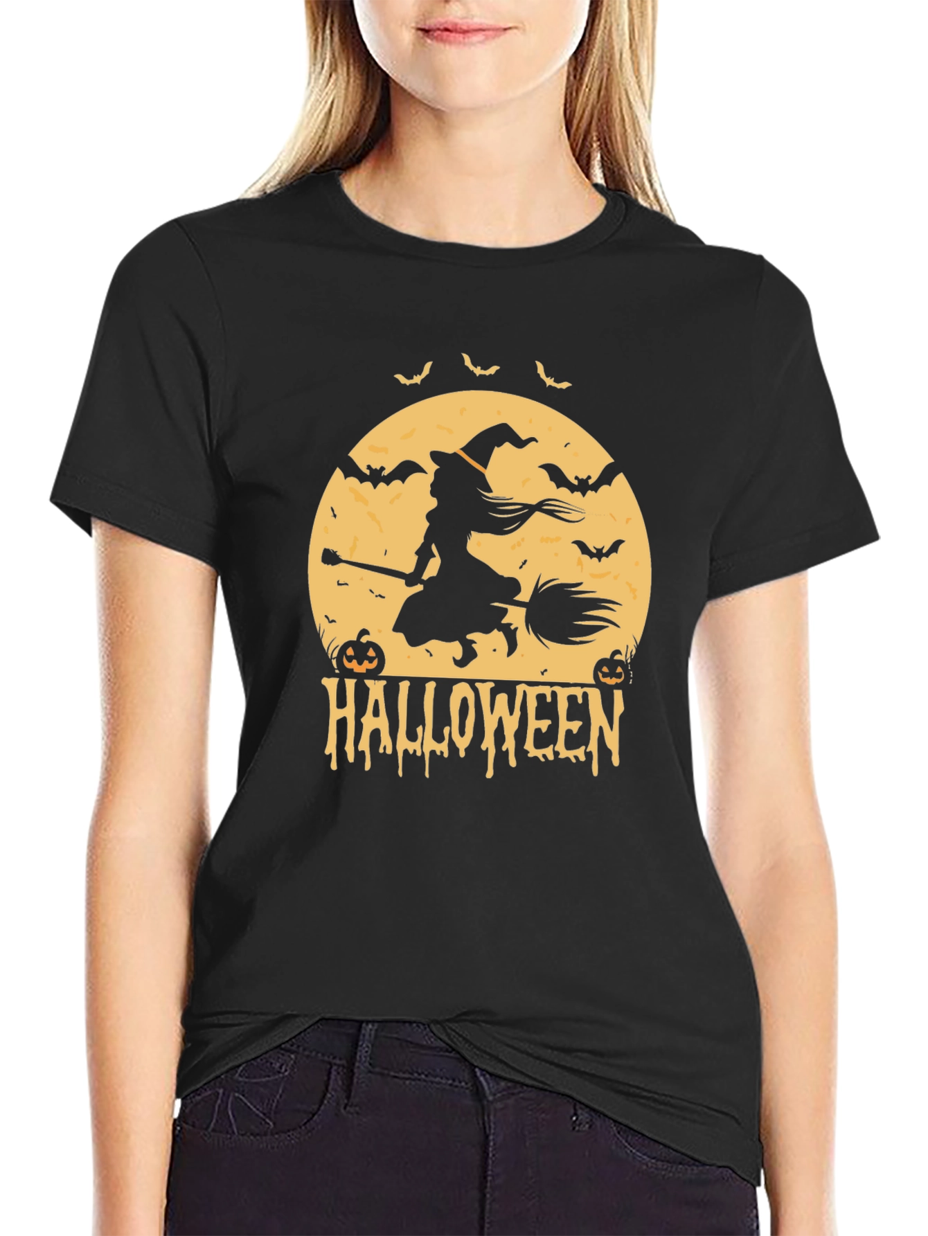 Halloween Witch T-Shirt - Spooky Season Tee