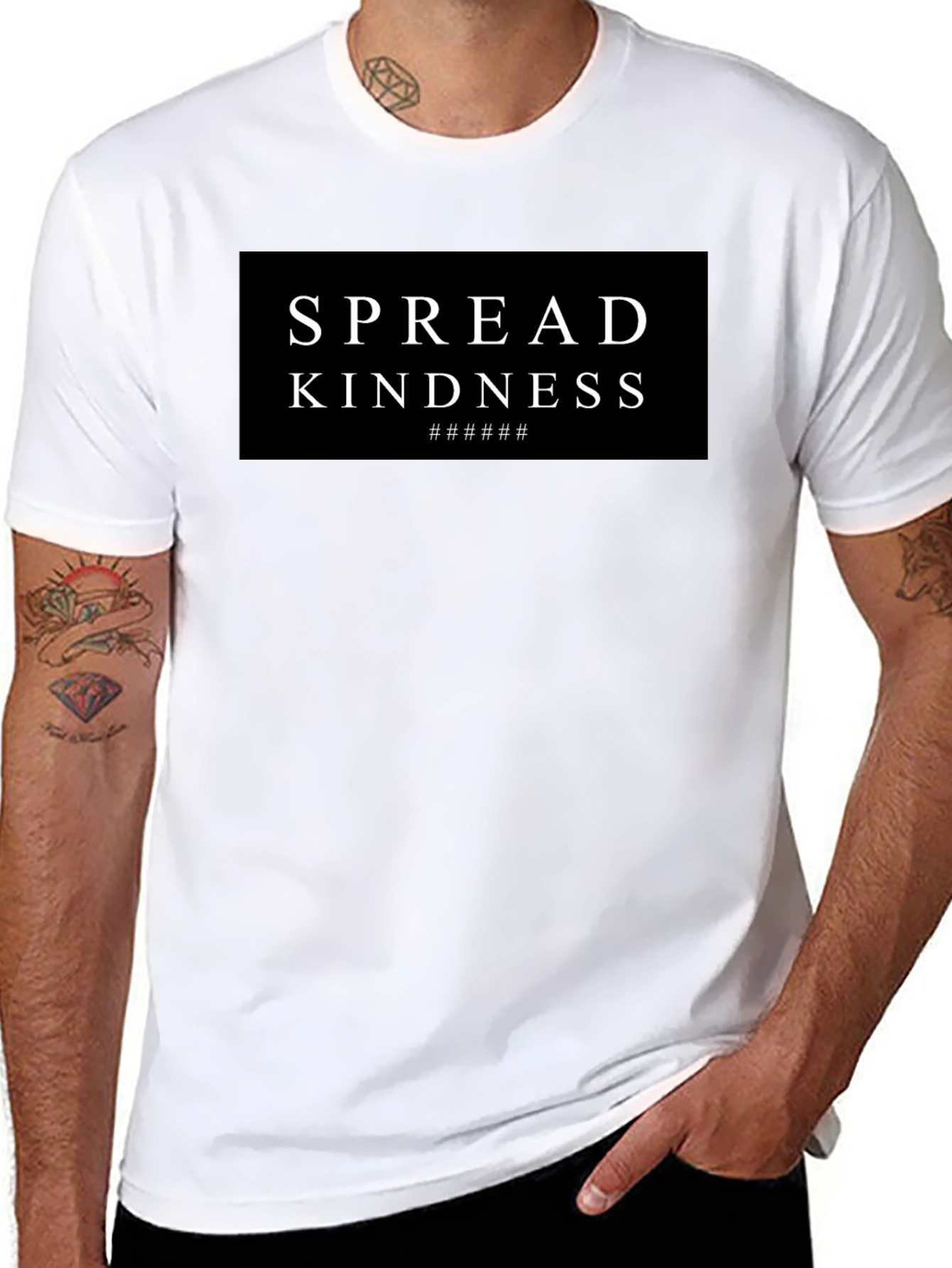 Spread Kindness Black T-Shirt