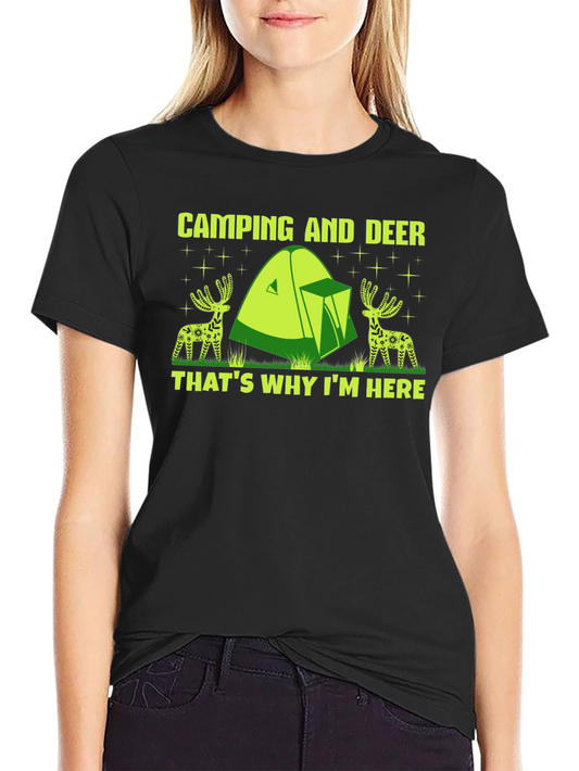 Camping and Deer T-Shirt