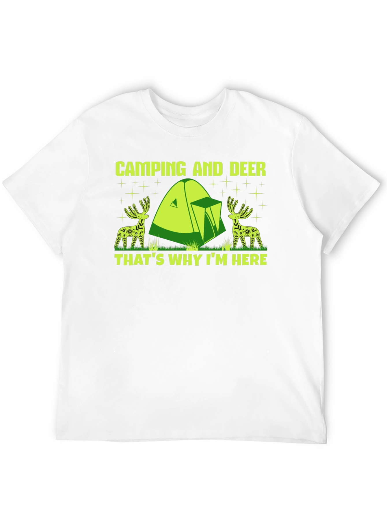 Camping and Deer T-Shirt