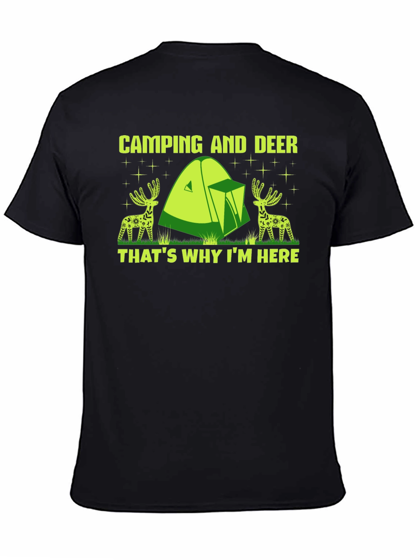 Camping and Deer T-Shirt