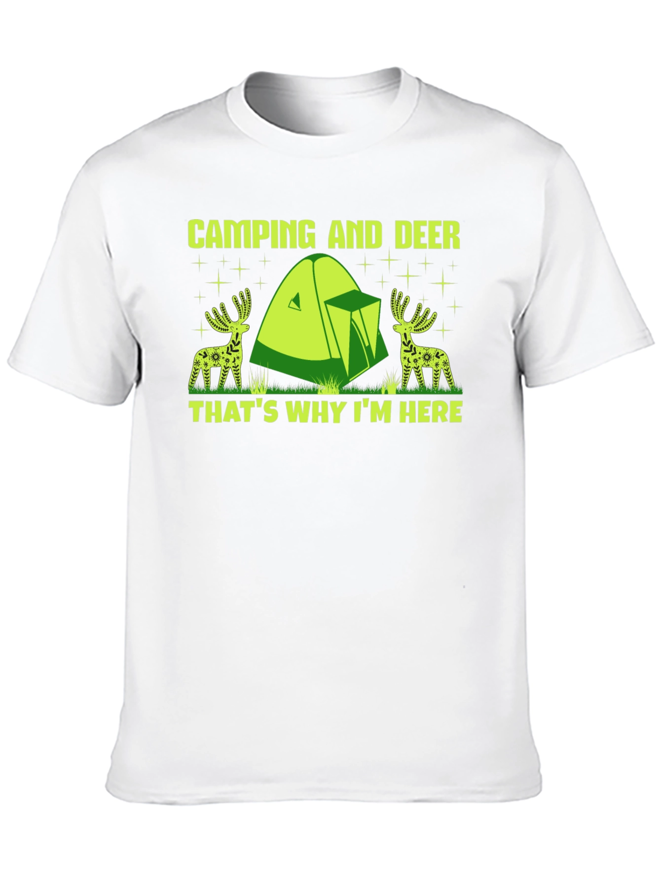 Camping and Deer T-Shirt
