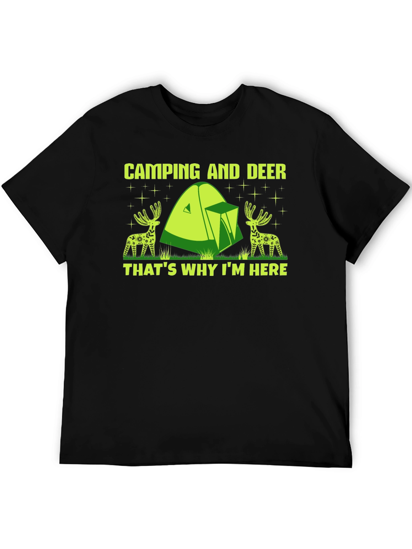 Camping and Deer T-Shirt