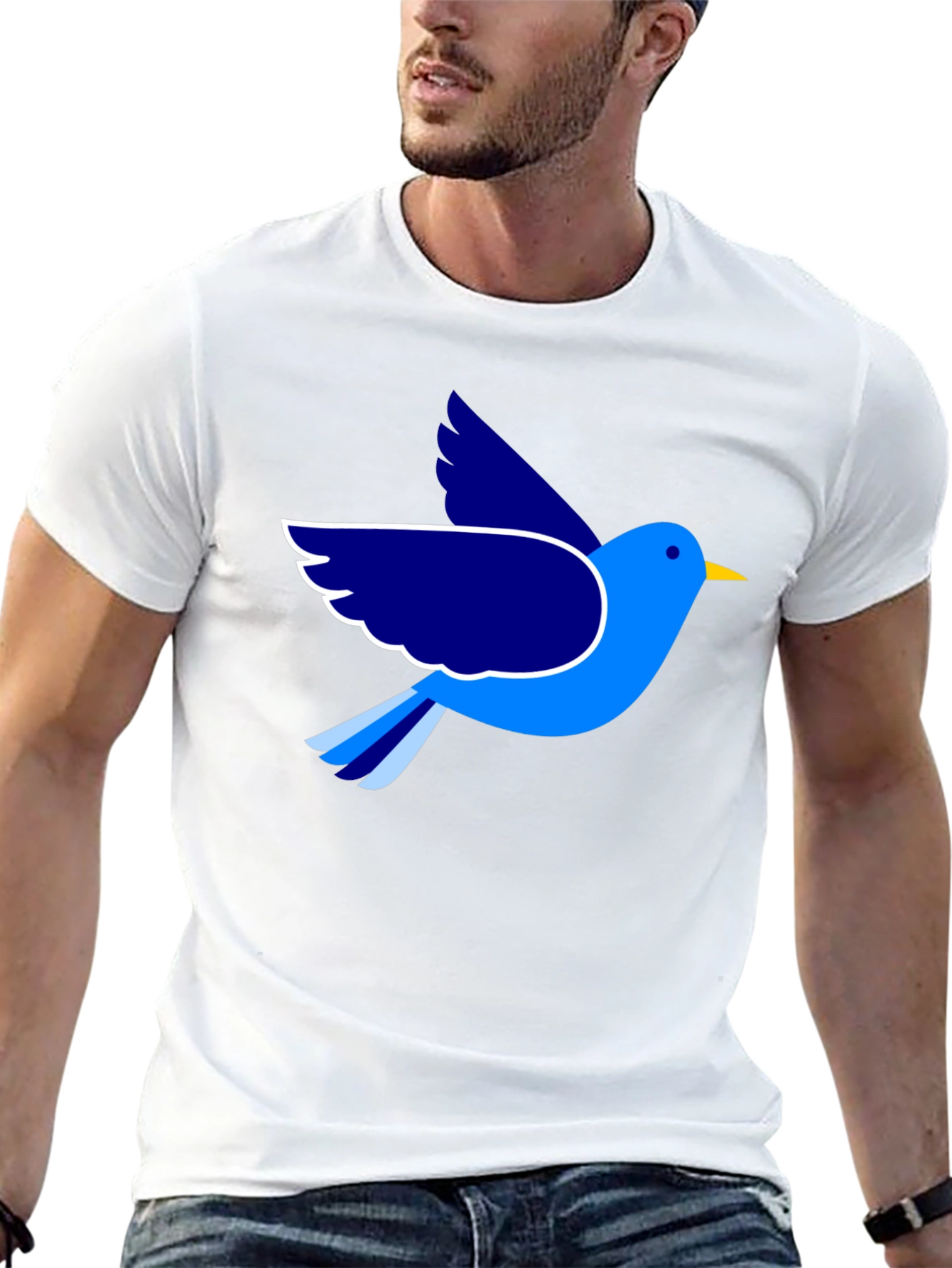 Blue Bird Graphic Tee - Stylish & Unique!