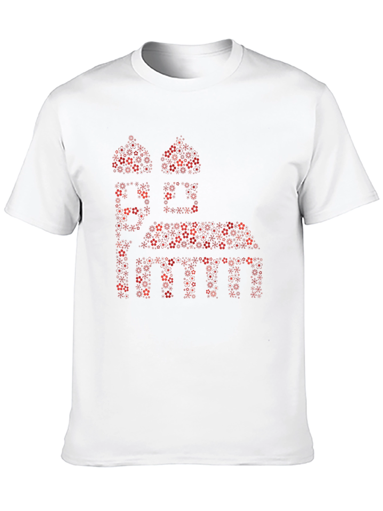 Floral Mosque Graphic Tee - Black