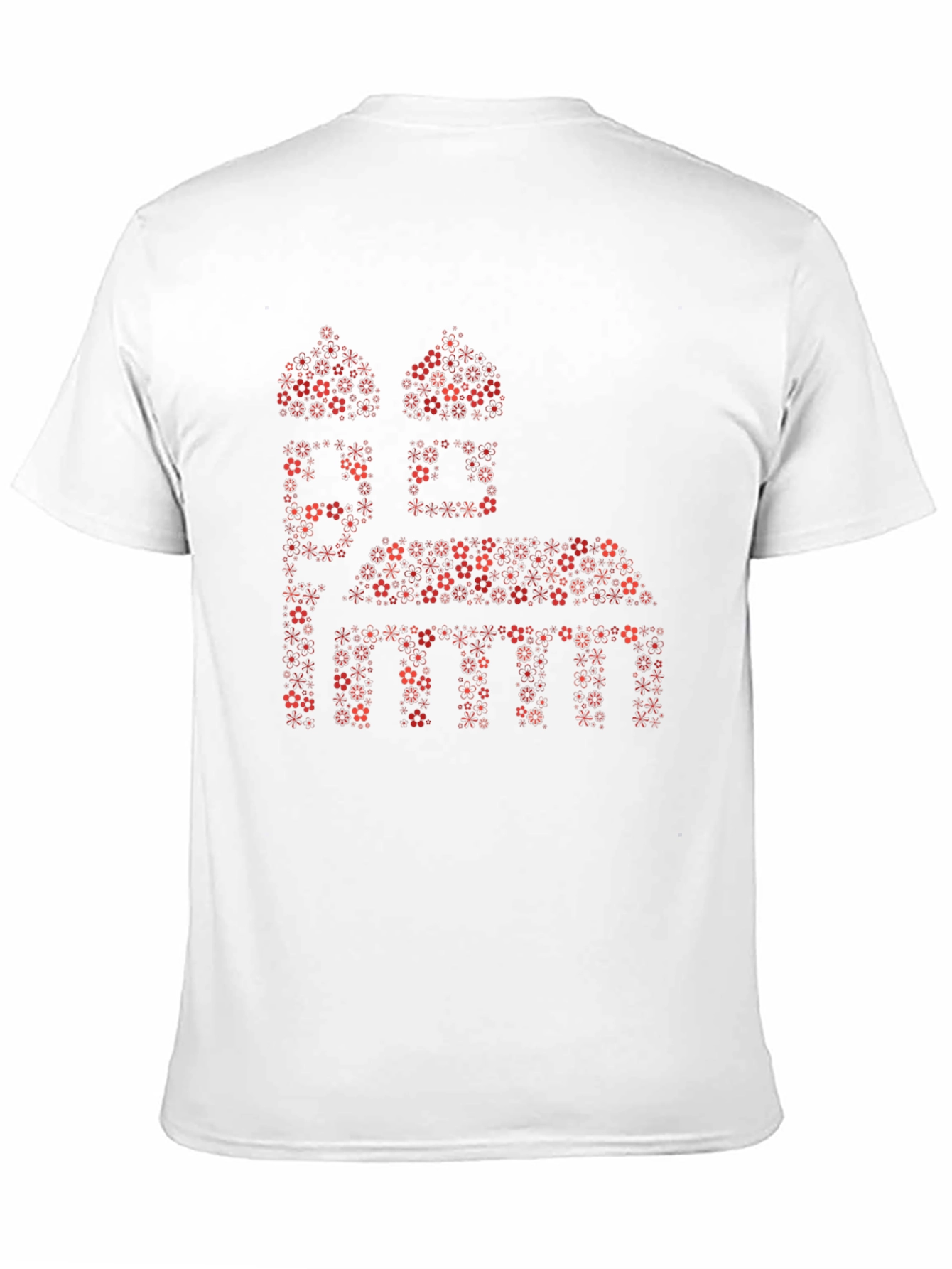 Floral Mosque Graphic Tee - Black