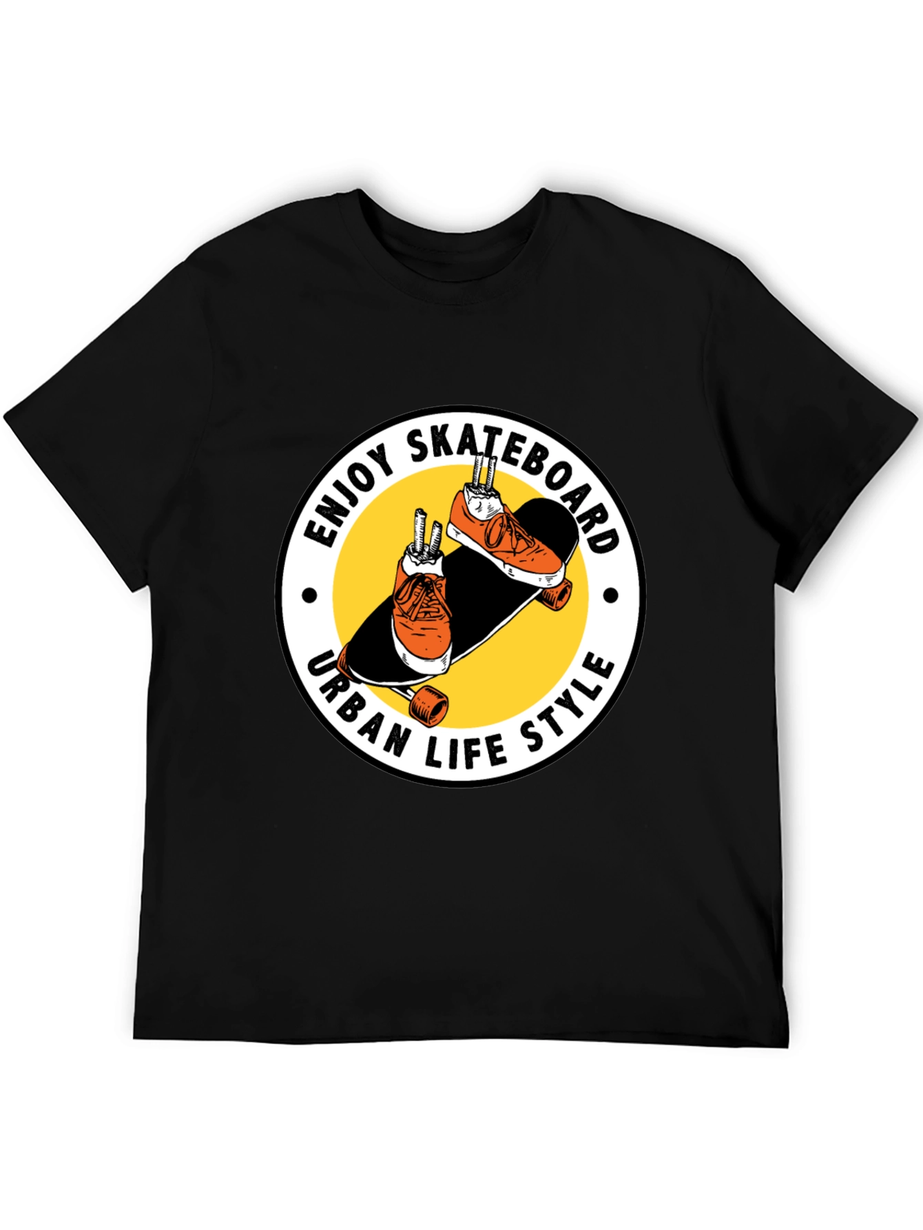 Skateboard Urban Life Style Graphic Tee