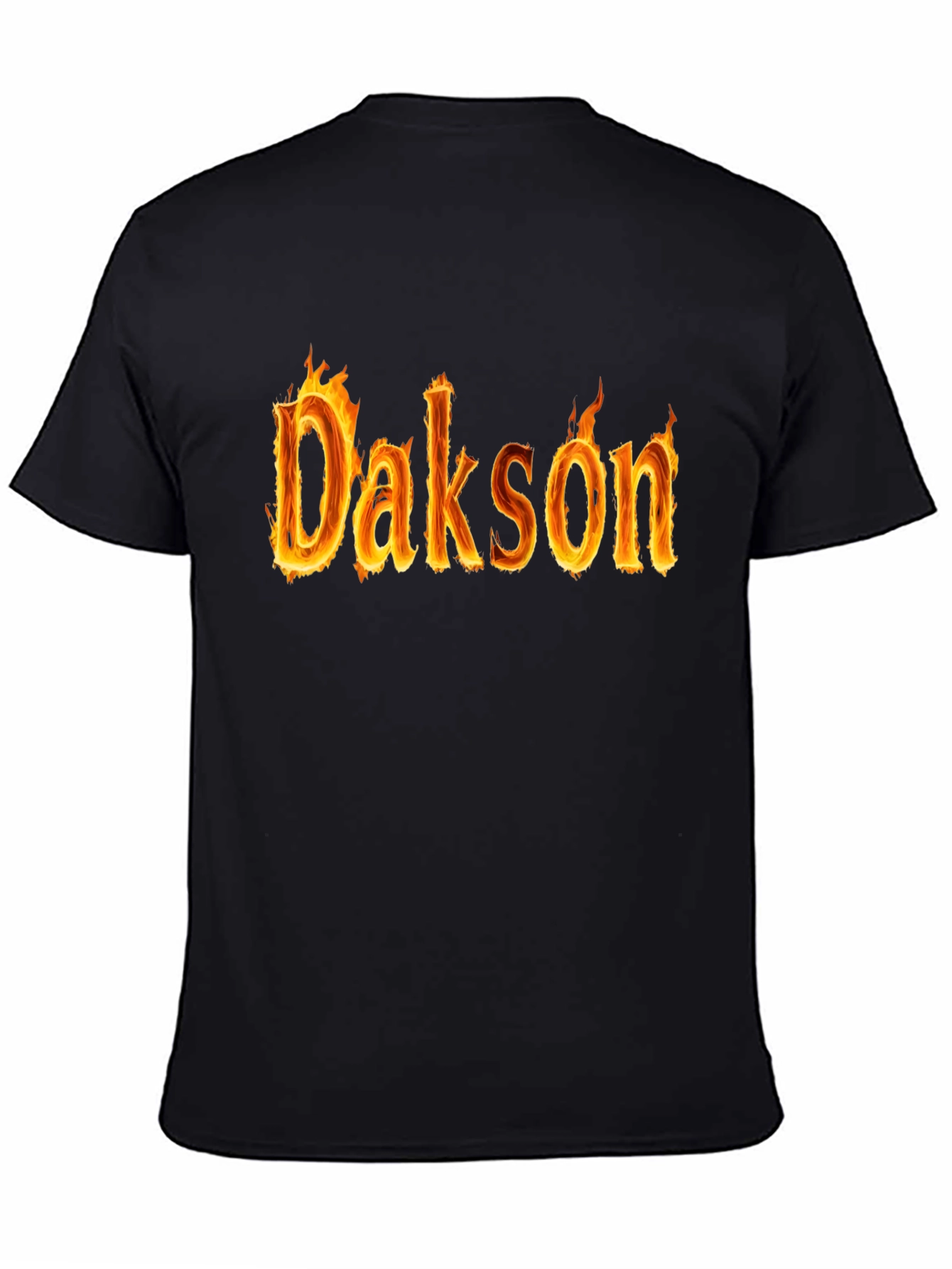 Dakson Flame T-Shirt - Personalized Fire Design