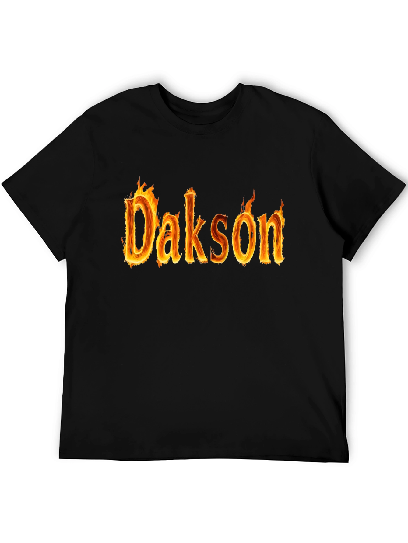 Dakson Flame T-Shirt - Personalized Fire Design