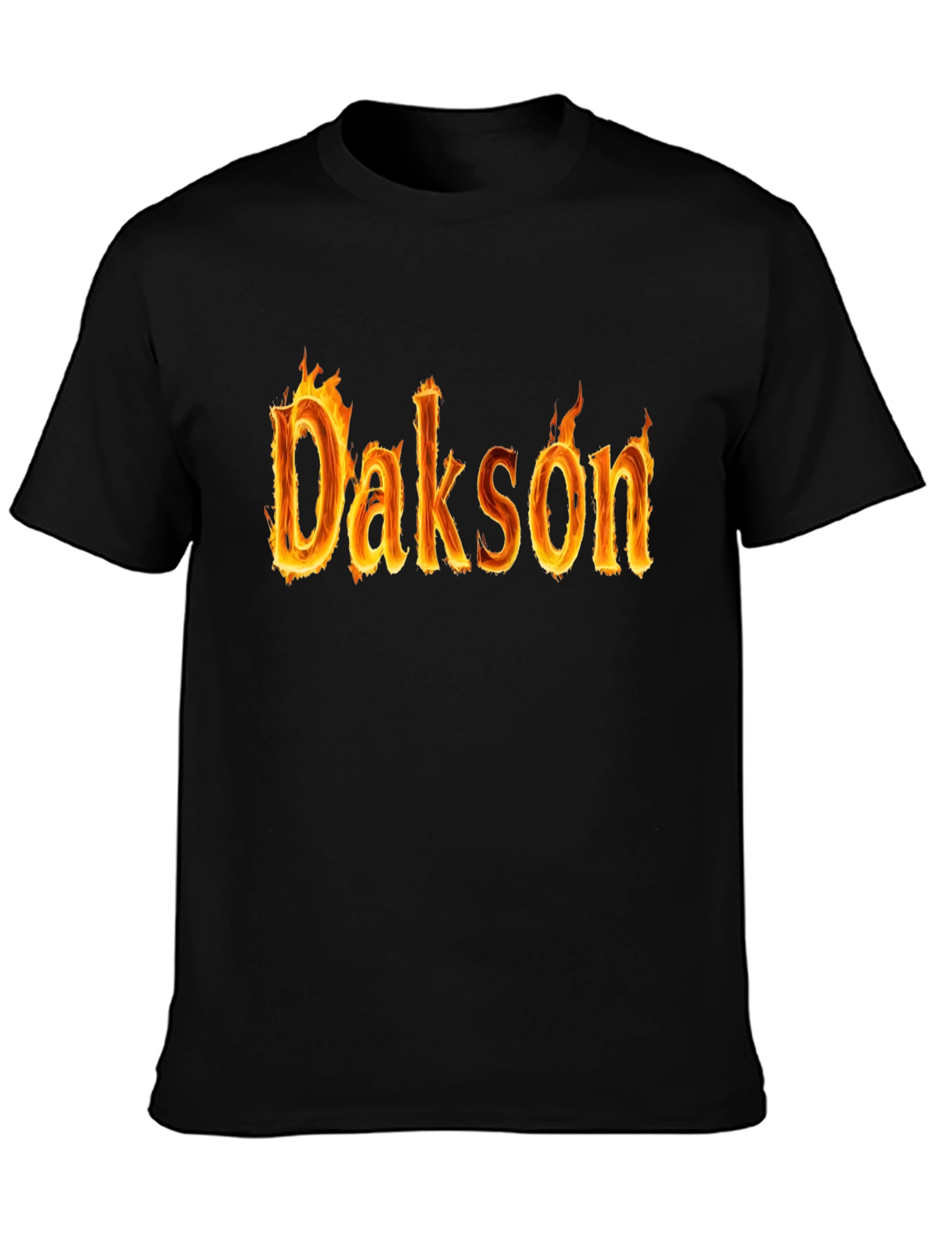 Dakson Flame T-Shirt - Personalized Fire Design