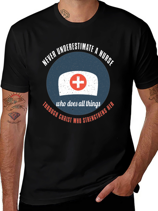 Nurse Strength T-Shirt - Christian Theme