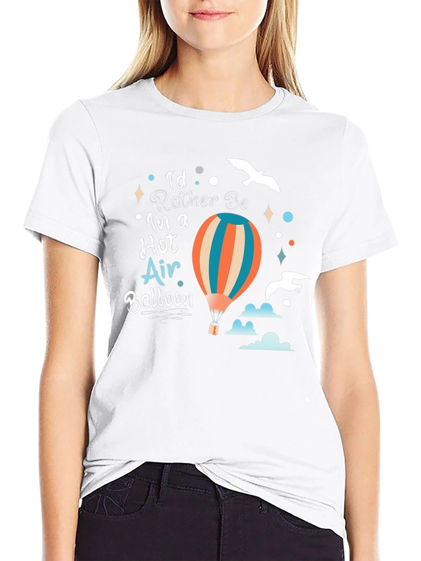 Hot Air Balloon Graphic T-Shirt