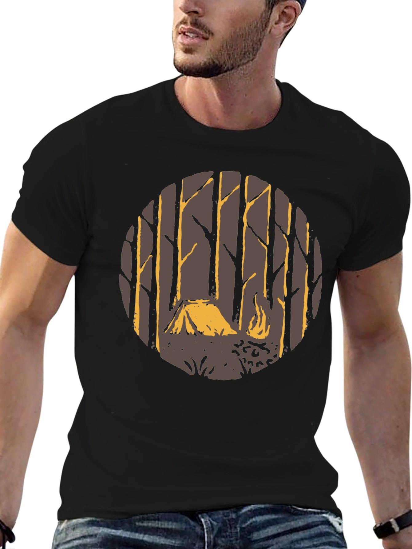Camping in the Woods Graphic Tee