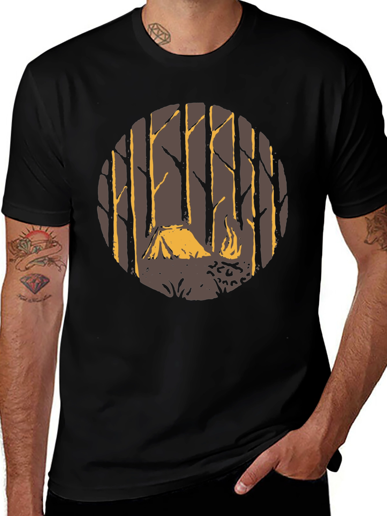 Camping in the Woods Graphic Tee