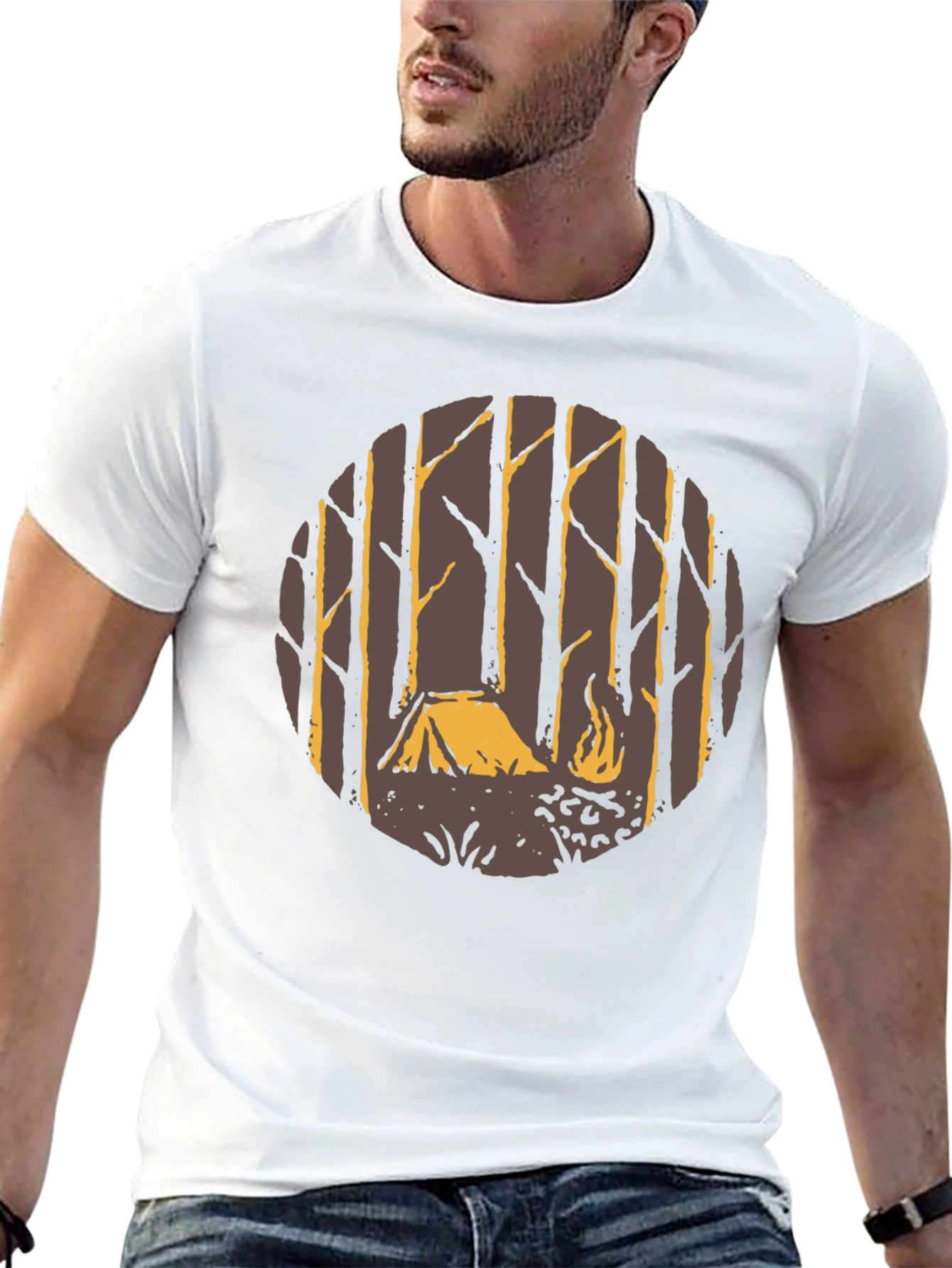 Camping in the Woods Graphic Tee