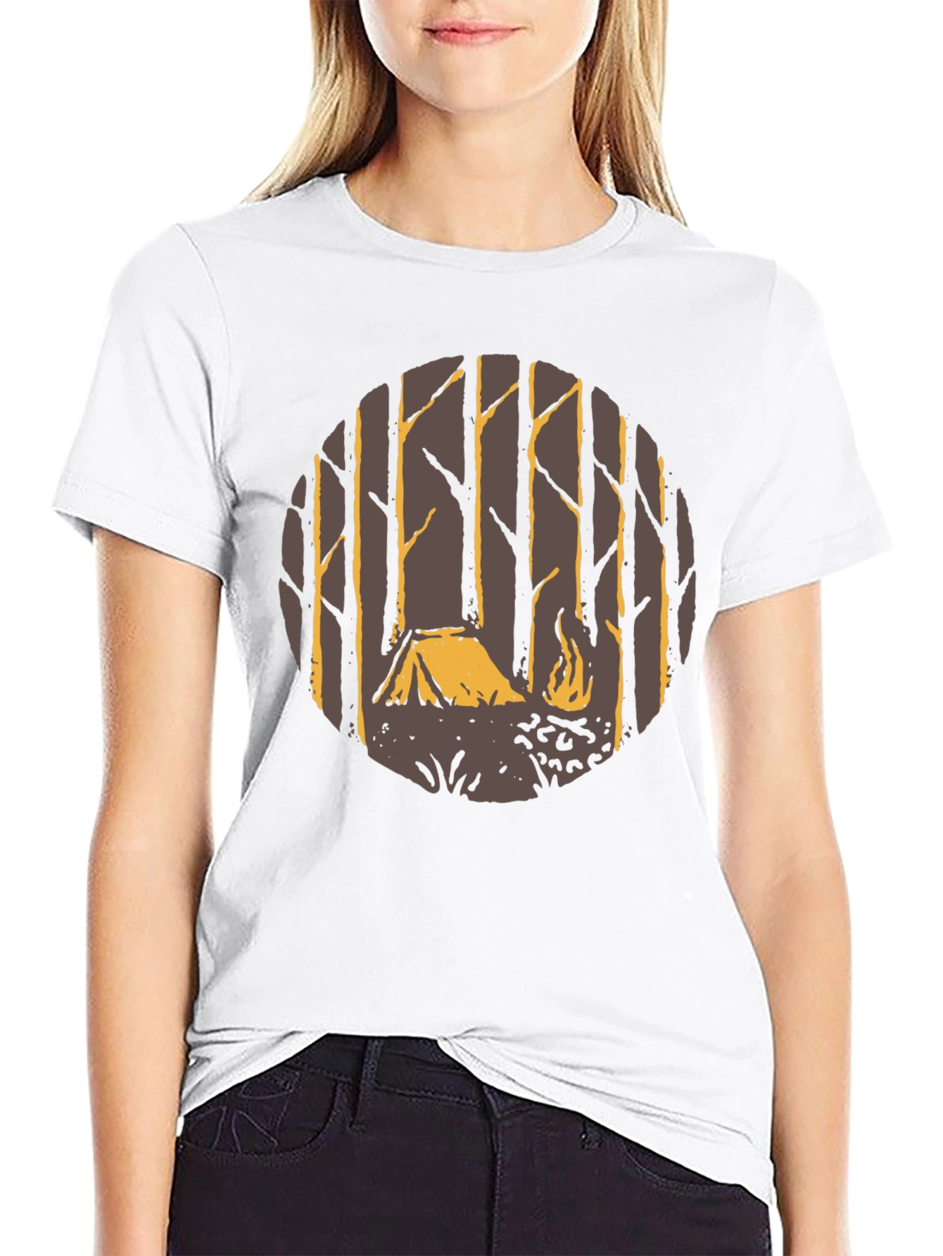 Camping in the Woods Graphic Tee