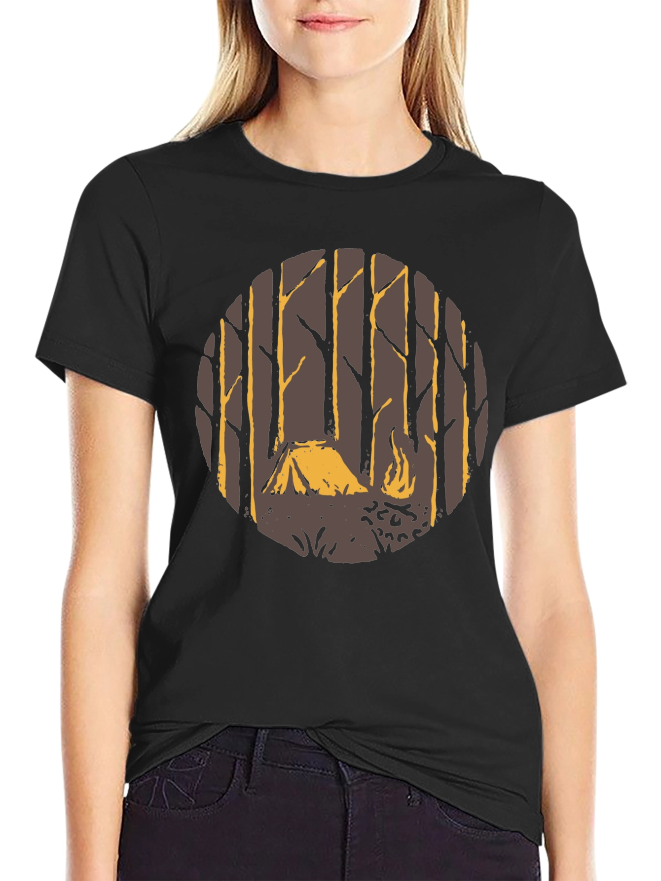 Camping in the Woods Graphic Tee