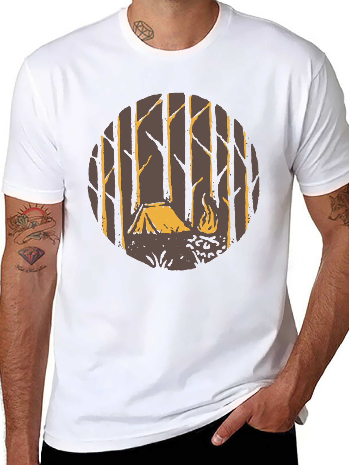 Camping in the Woods Graphic Tee