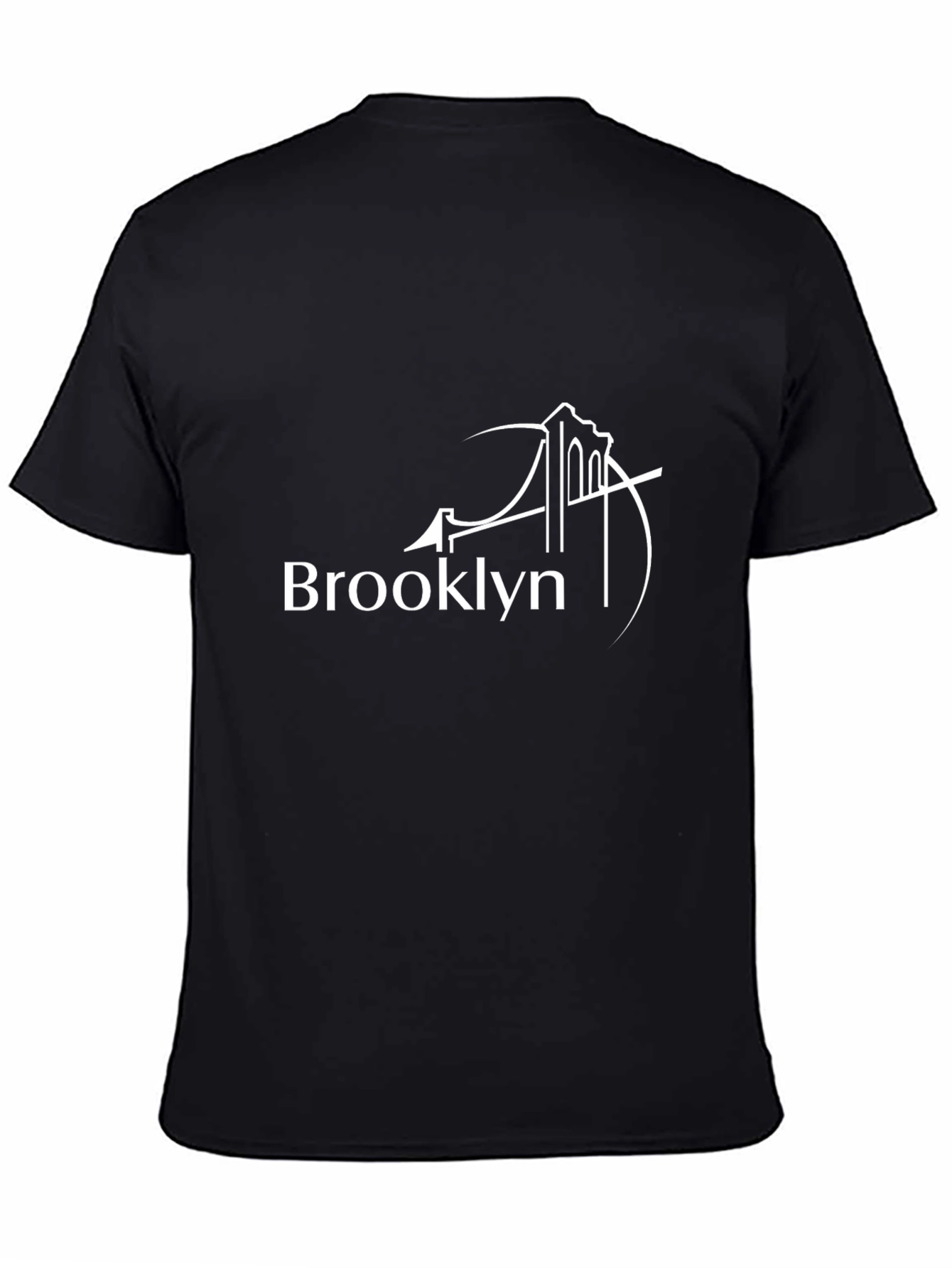 Brooklyn Bridge Graphic Tee - Stylish Black T-Shirt