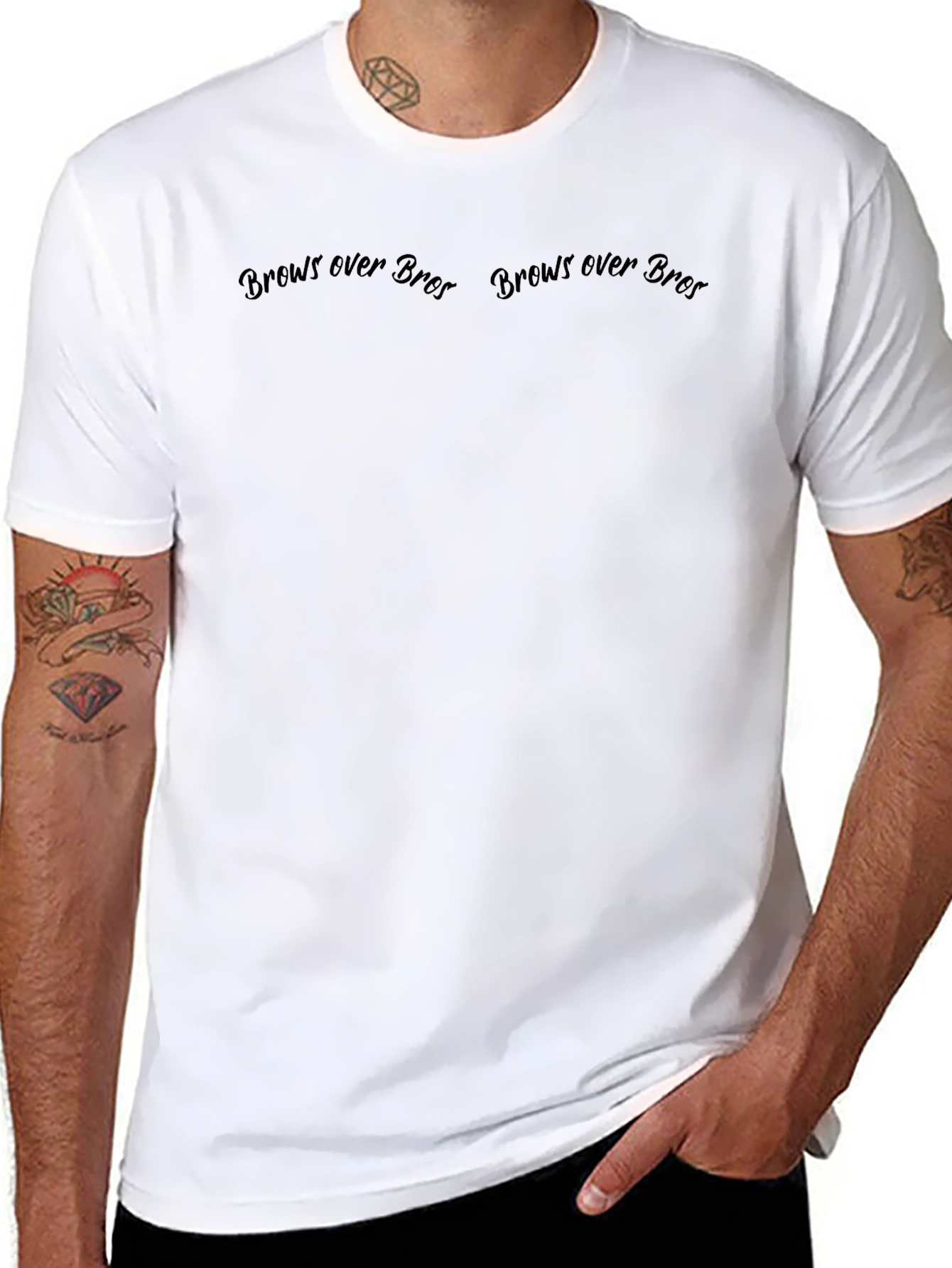 Brew Over Bros Black Tee - Casual Comfort