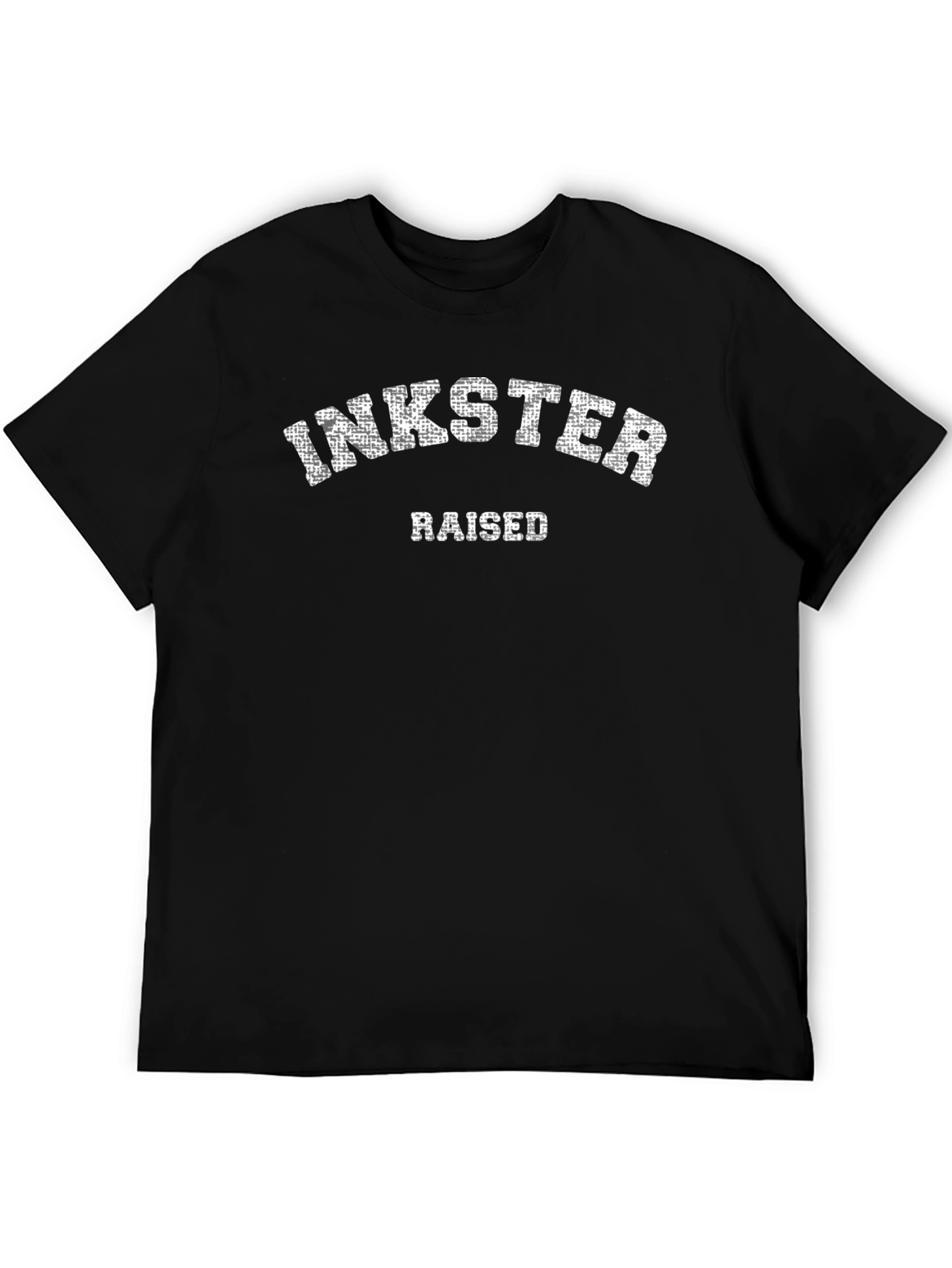 Inkster Raised Mens Black T-Shirt
