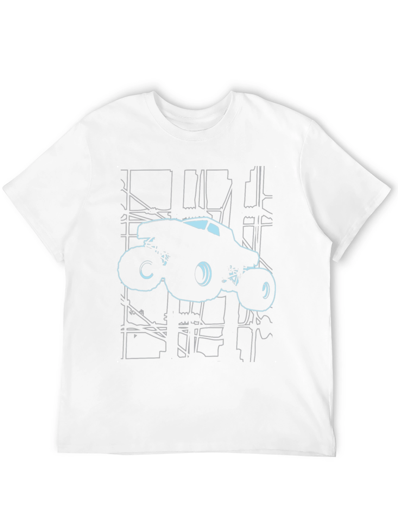 Monster Truck Graphic Tee - Black