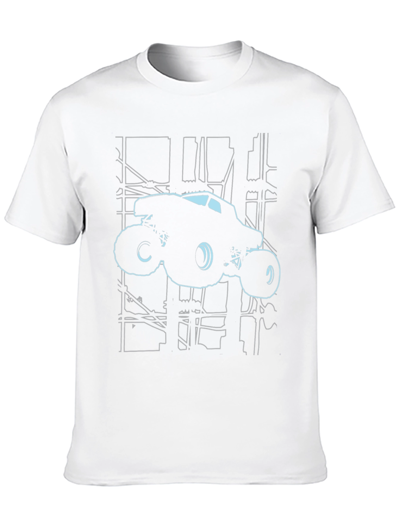 Monster Truck Graphic Tee - Black