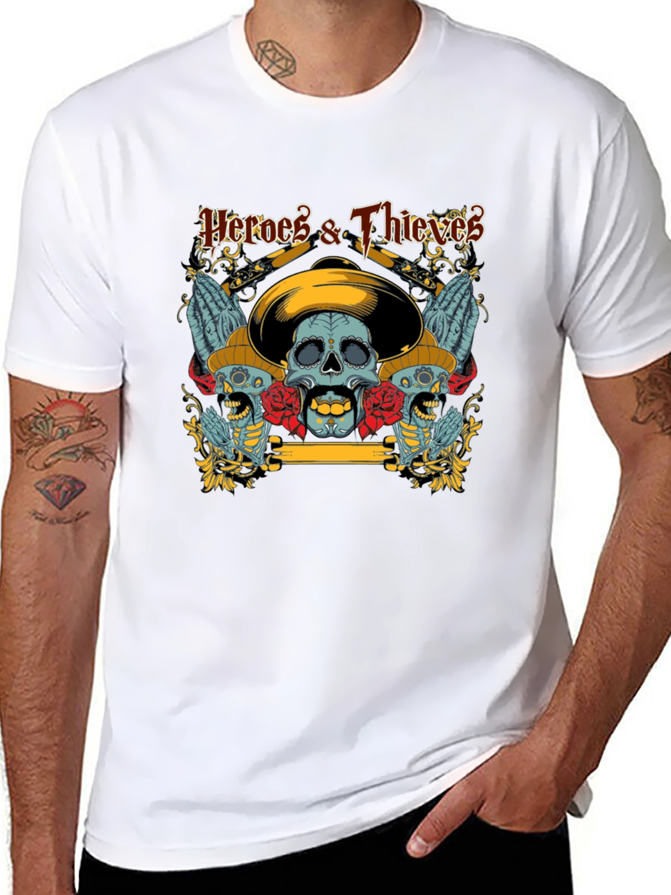 Heroes & Thieves Skull T-Shirt