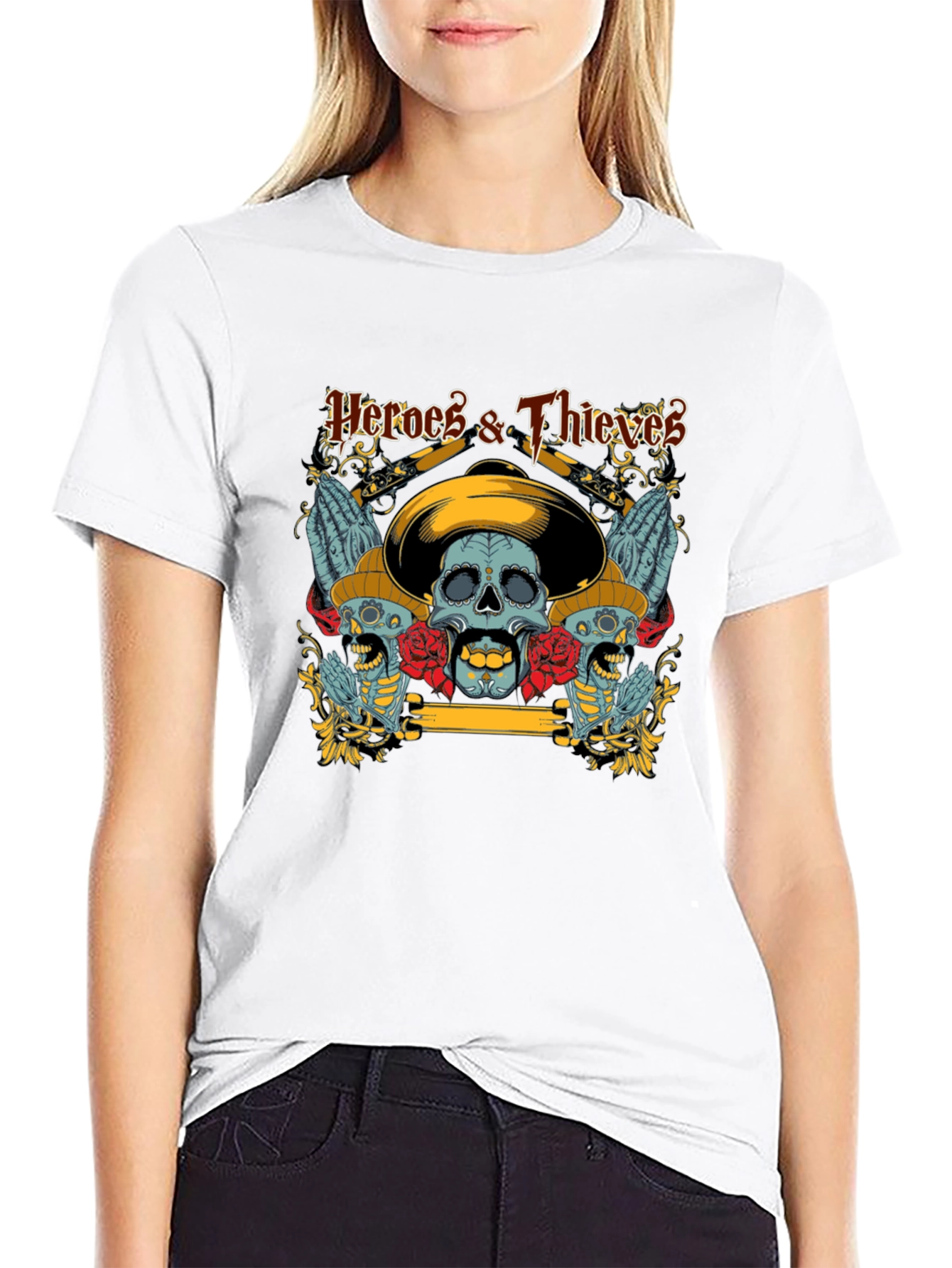 Heroes & Thieves Skull T-Shirt