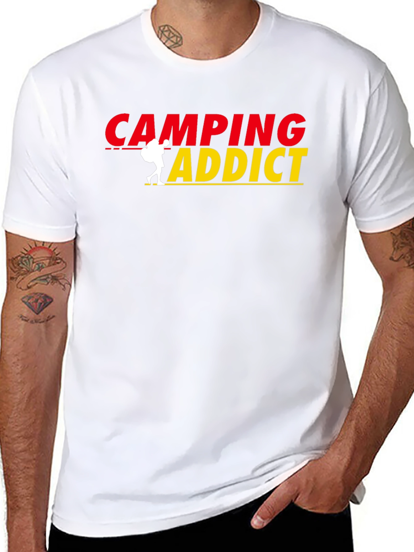 Camping Addict Graphic T-Shirt