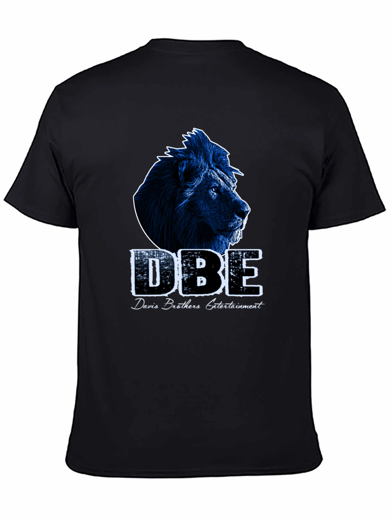 DBE Lion Graphic Black T-Shirt