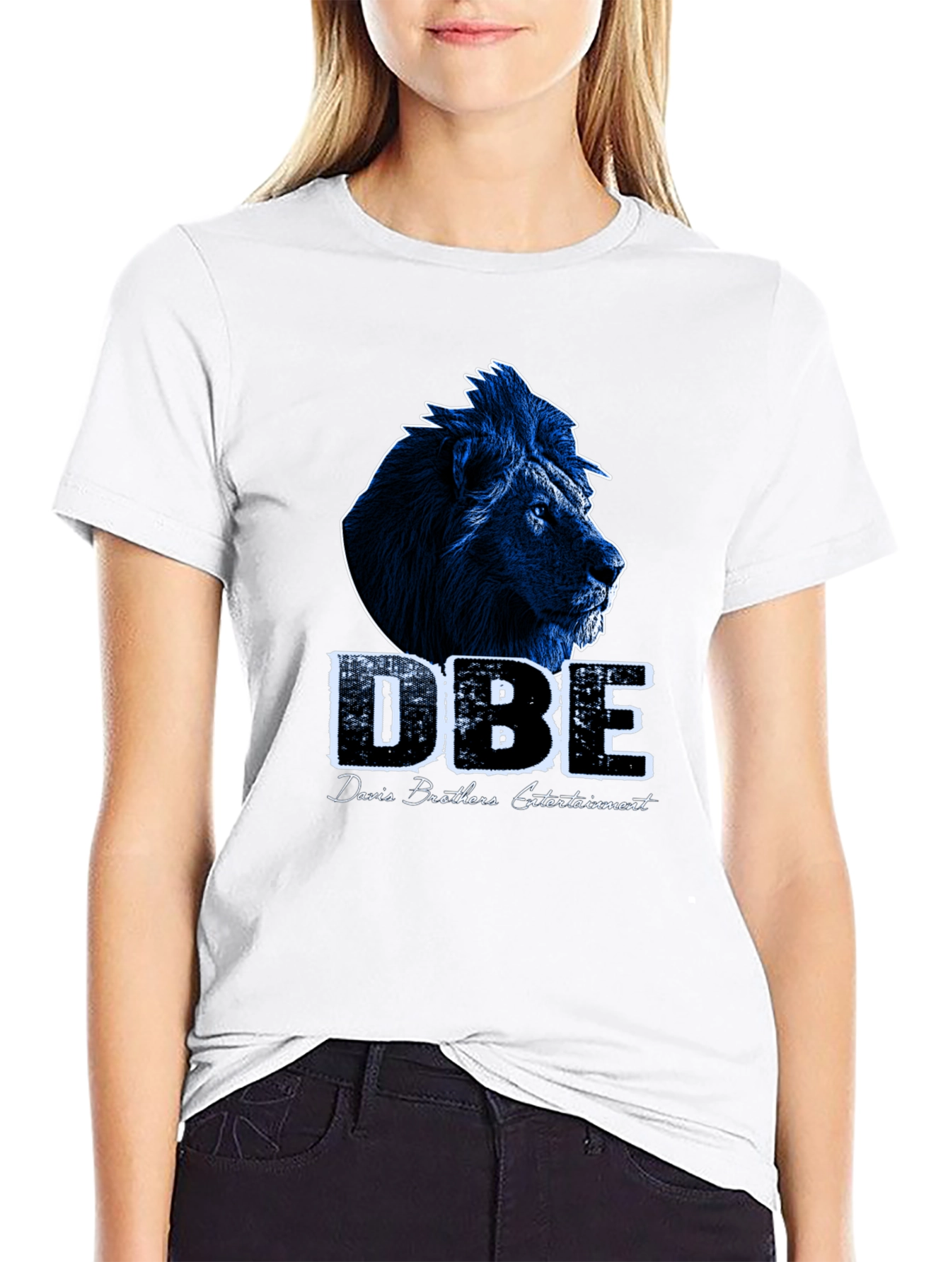 DBE Lion Graphic Black T-Shirt