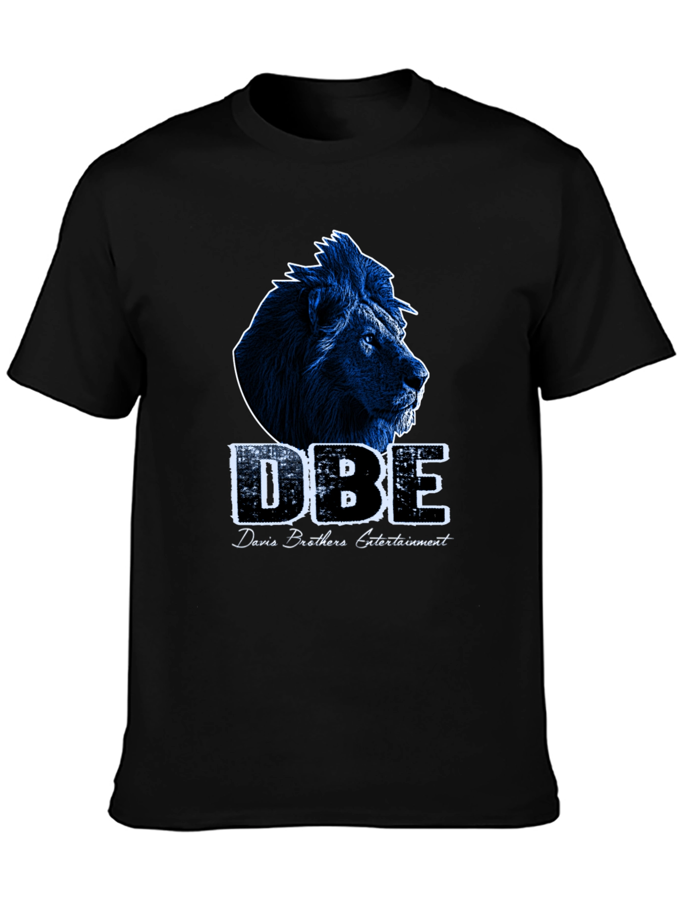 DBE Lion Graphic Black T-Shirt