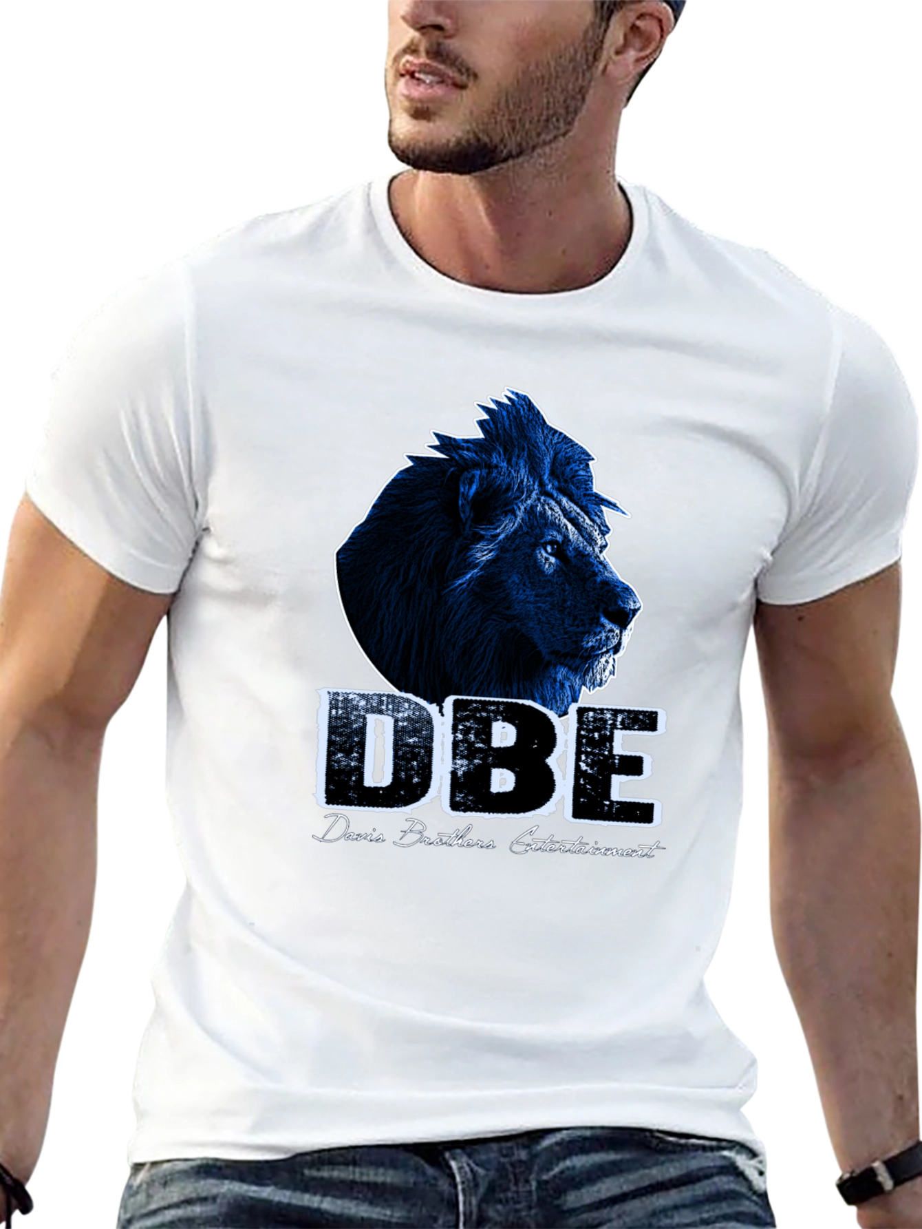 DBE Lion Graphic Black T-Shirt