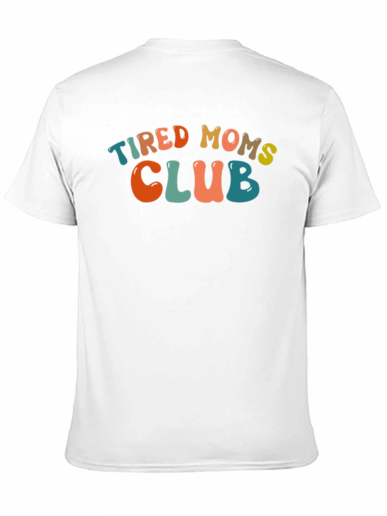 Tired Moms Club Graphic Tee - Trendy Comfort