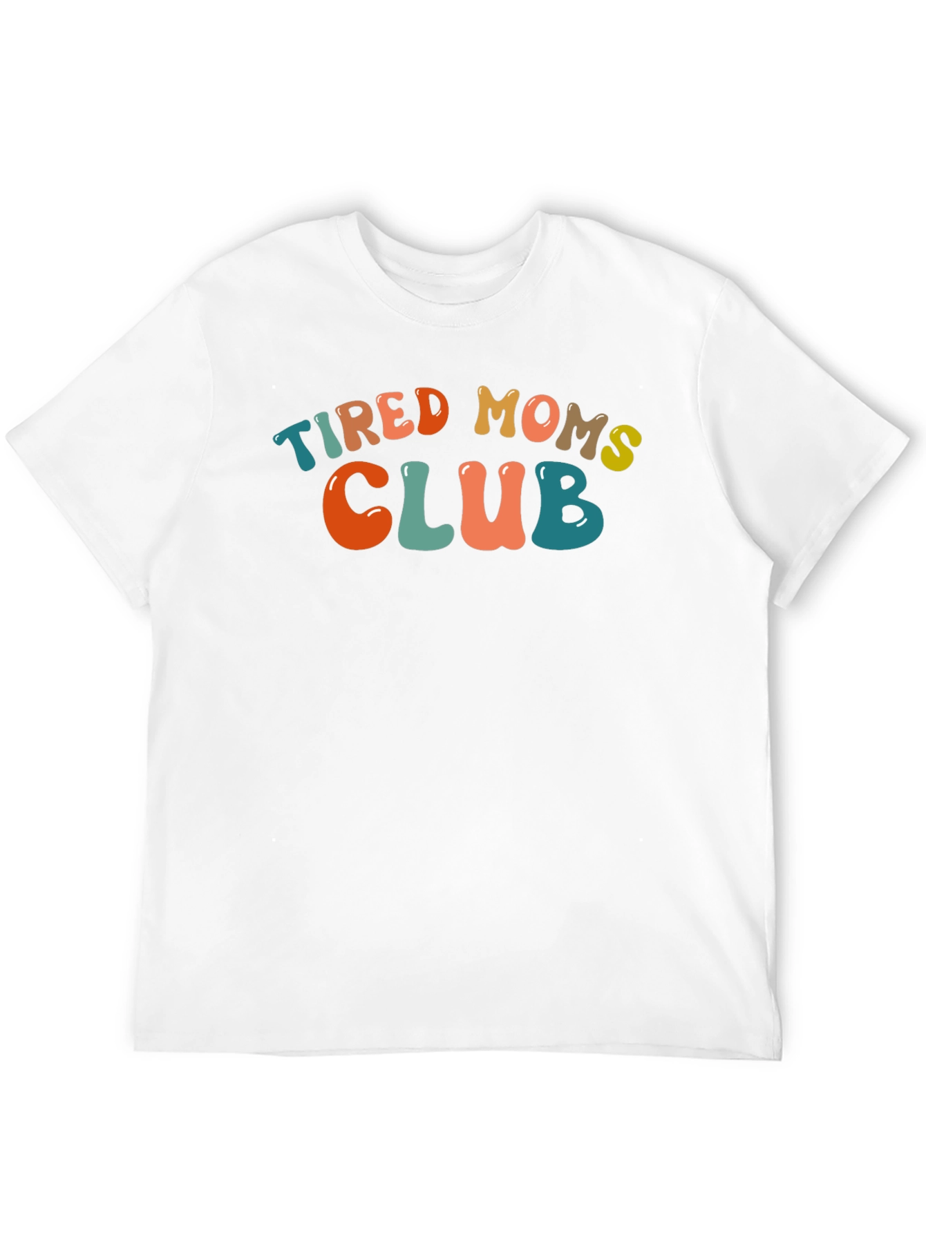 Tired Moms Club Graphic Tee - Trendy Comfort