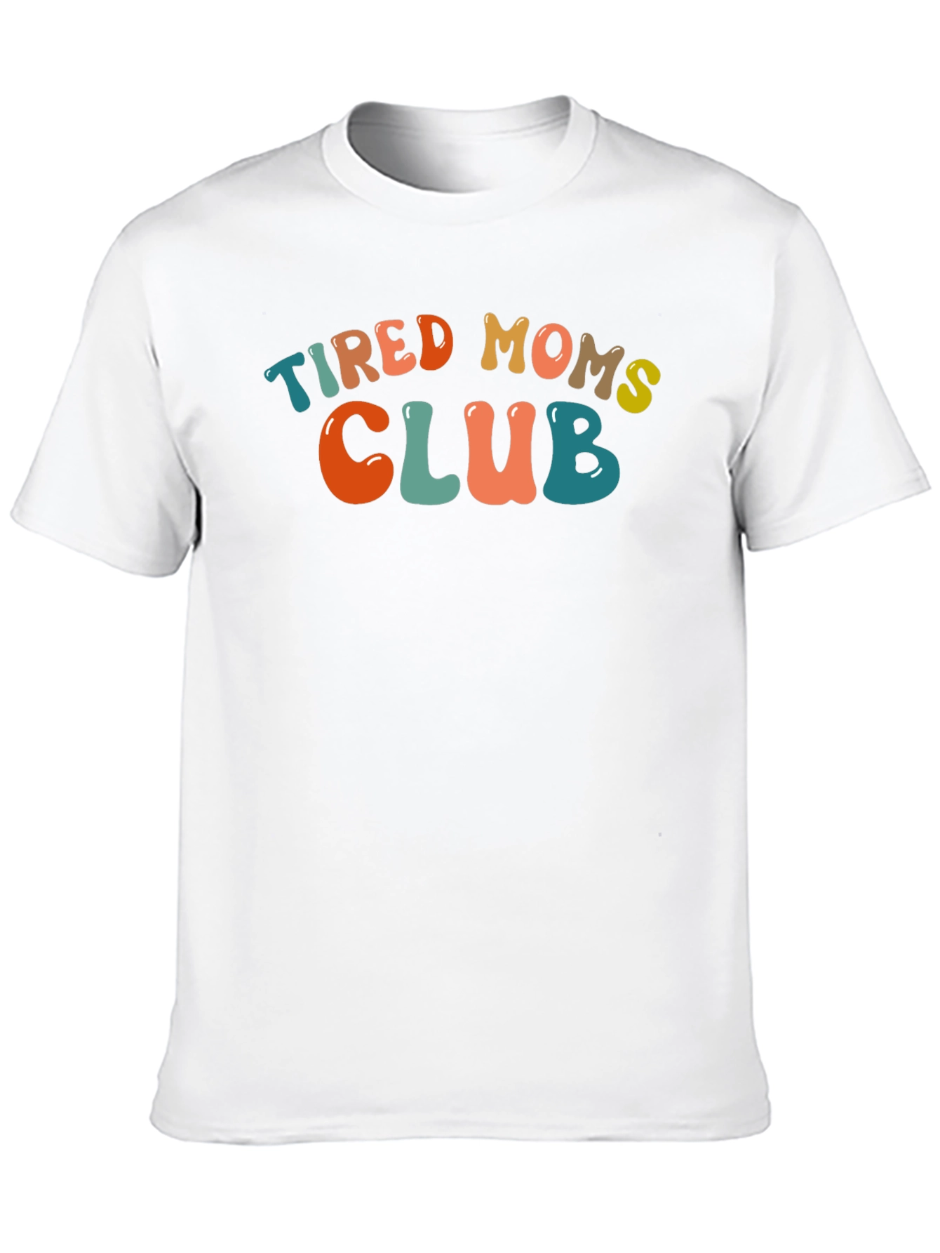 Tired Moms Club Graphic Tee - Trendy Comfort