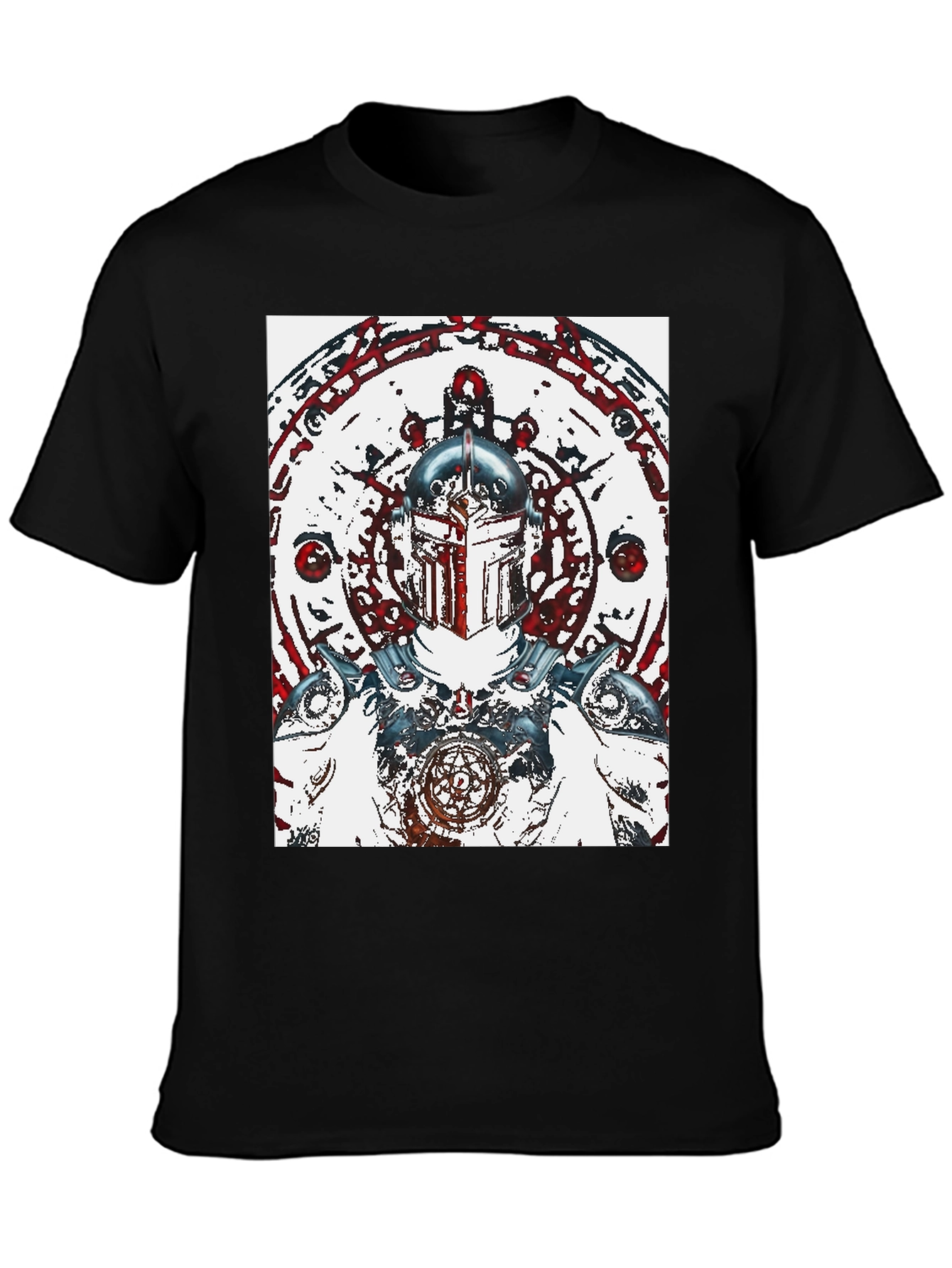 Warrior Graphic Black T-Shirt