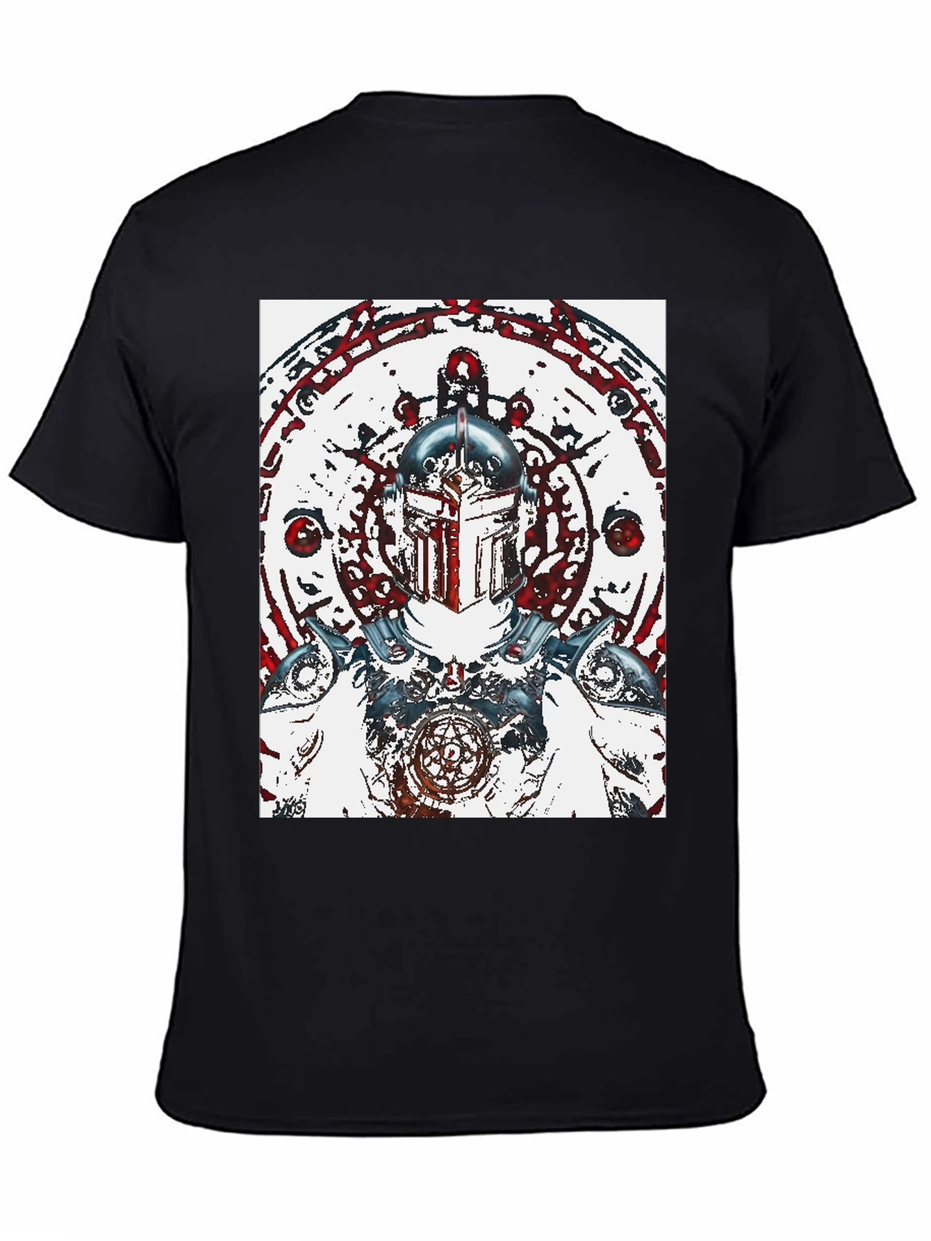 Warrior Graphic Black T-Shirt
