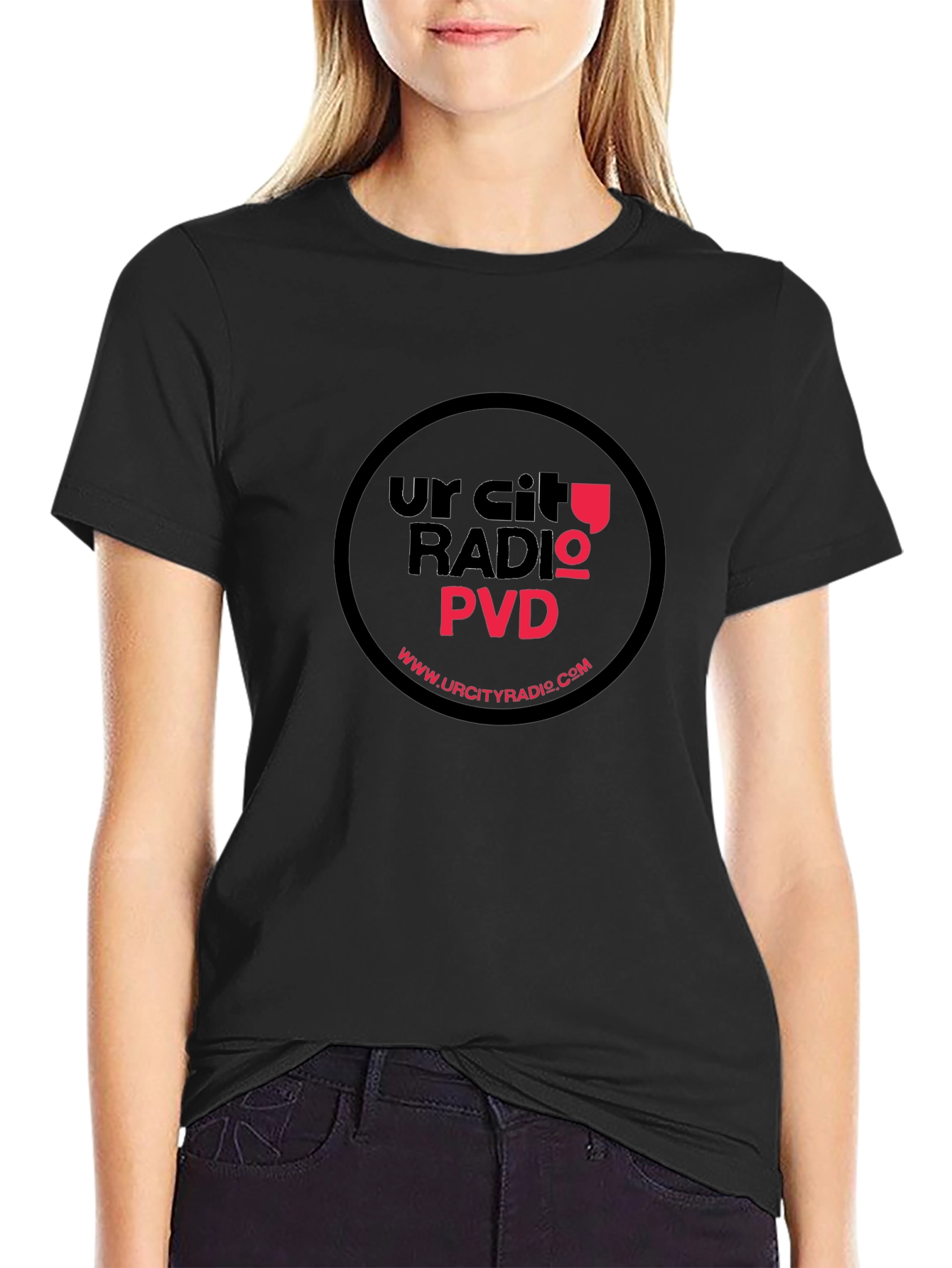 Ur City Radio PVD Black T-Shirt