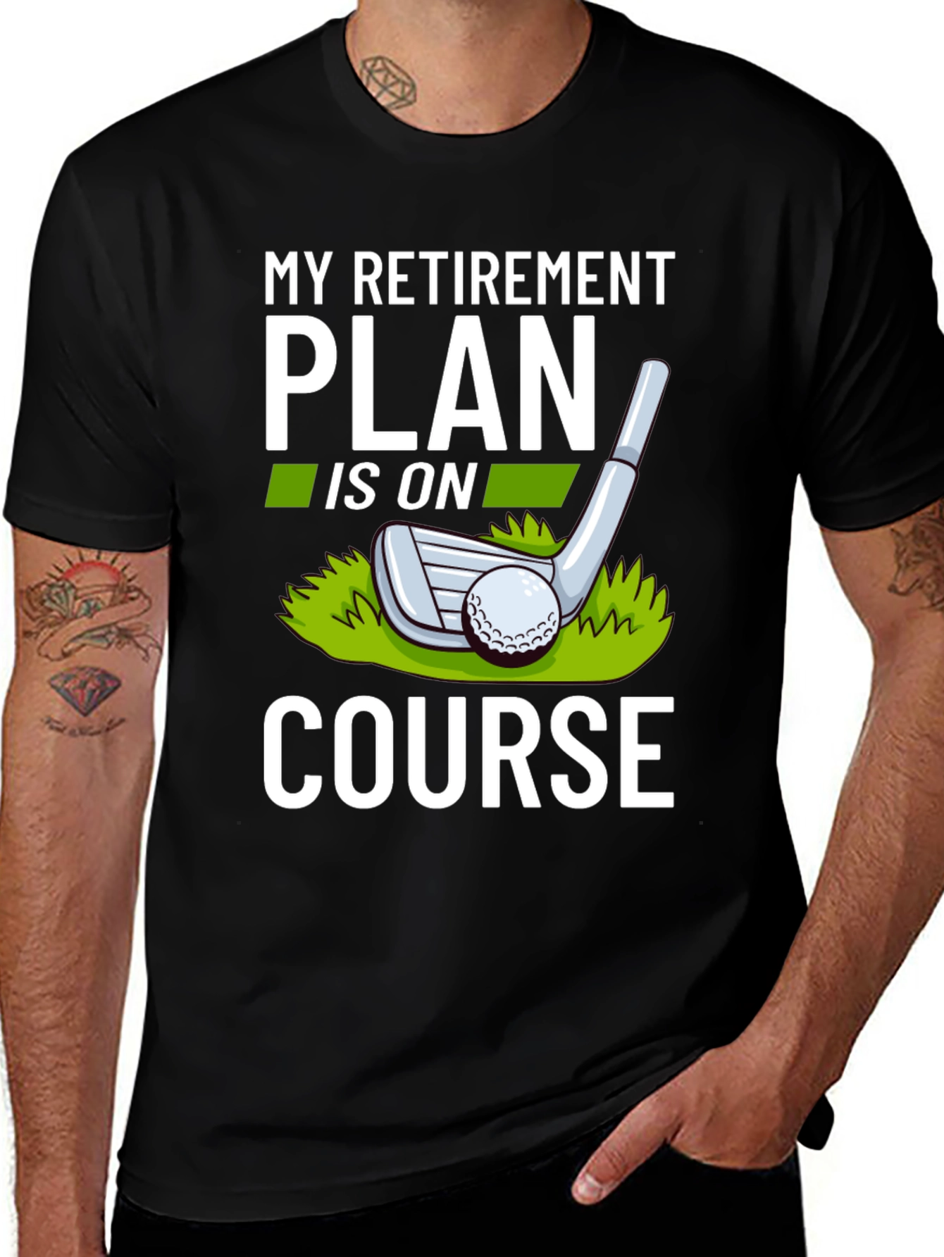 Retirement Plan Golf T-Shirt