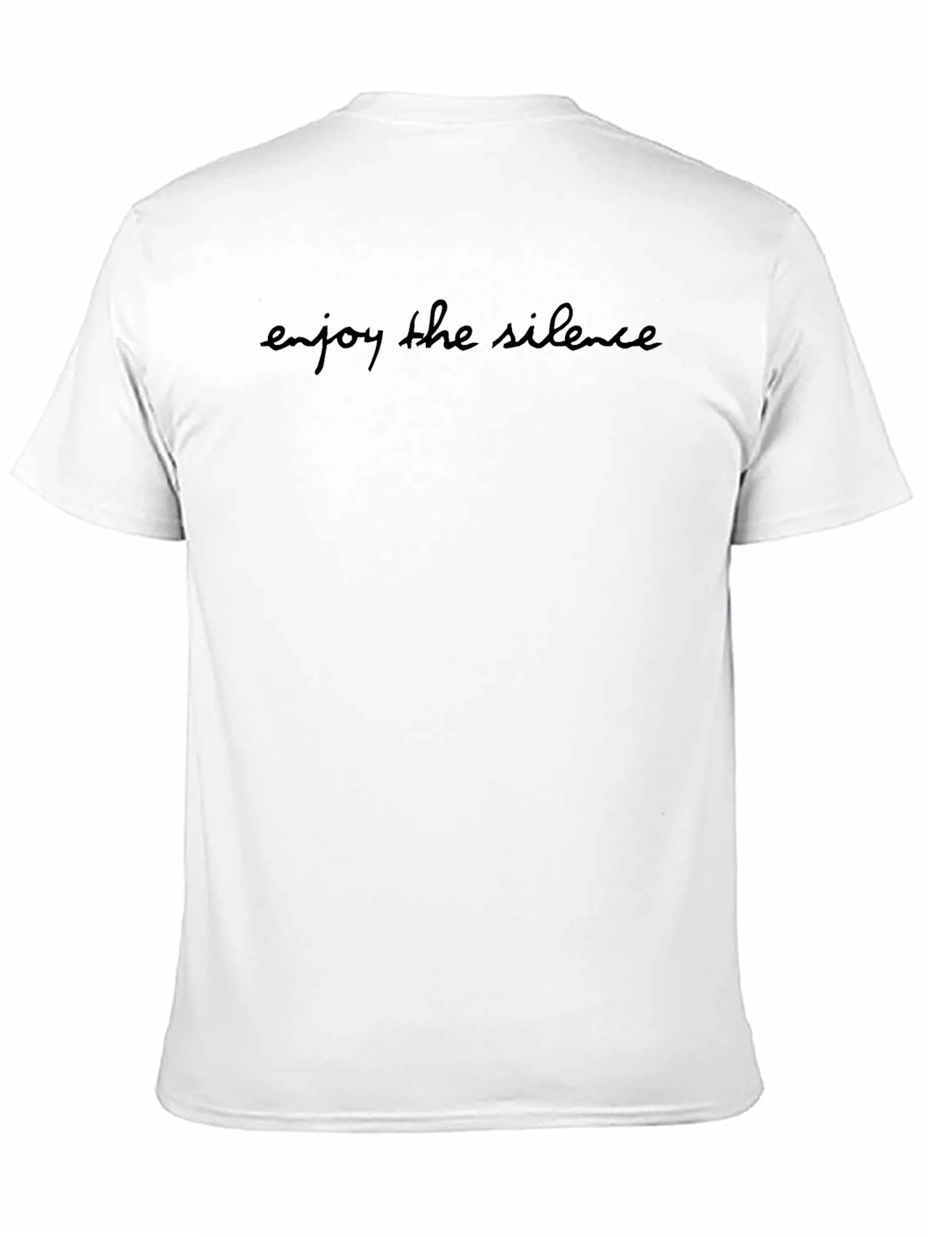 Enjoy The Silence Black T-Shirt