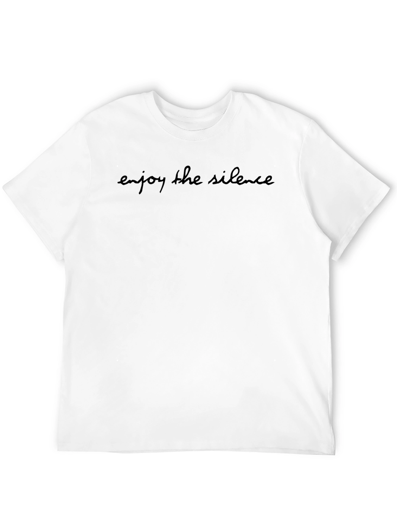 Enjoy The Silence Black T-Shirt