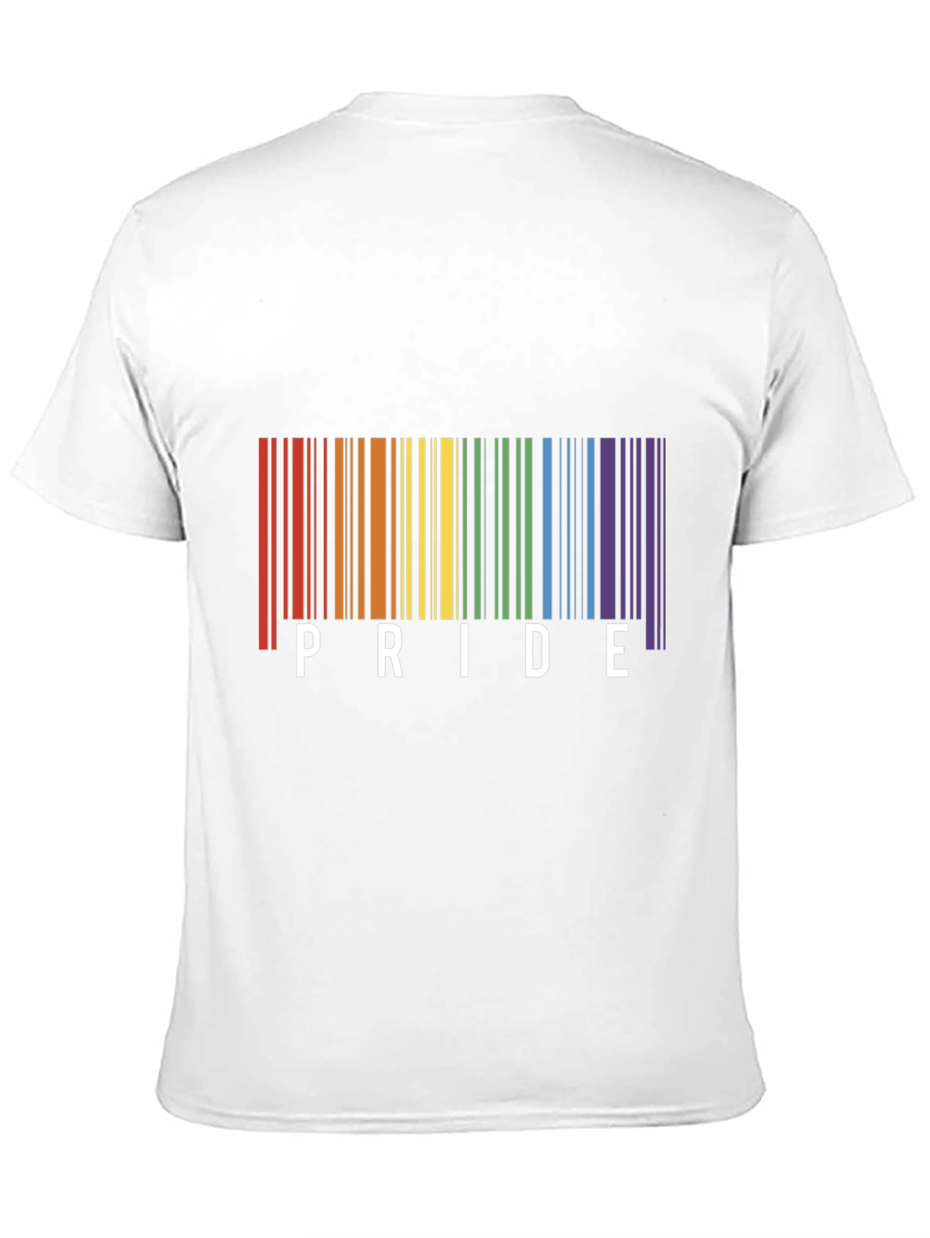 Pride Barcode T-Shirt - Black LGBTQ+ Pride Tee