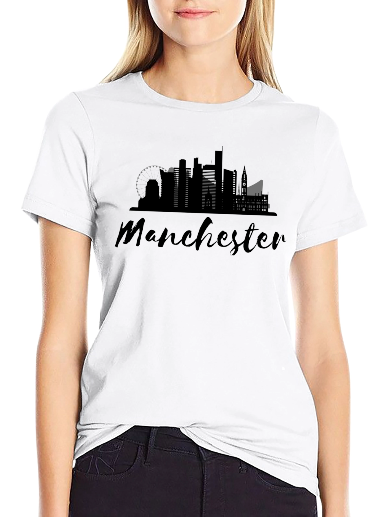 Manchester Skyline Graphic T-Shirt