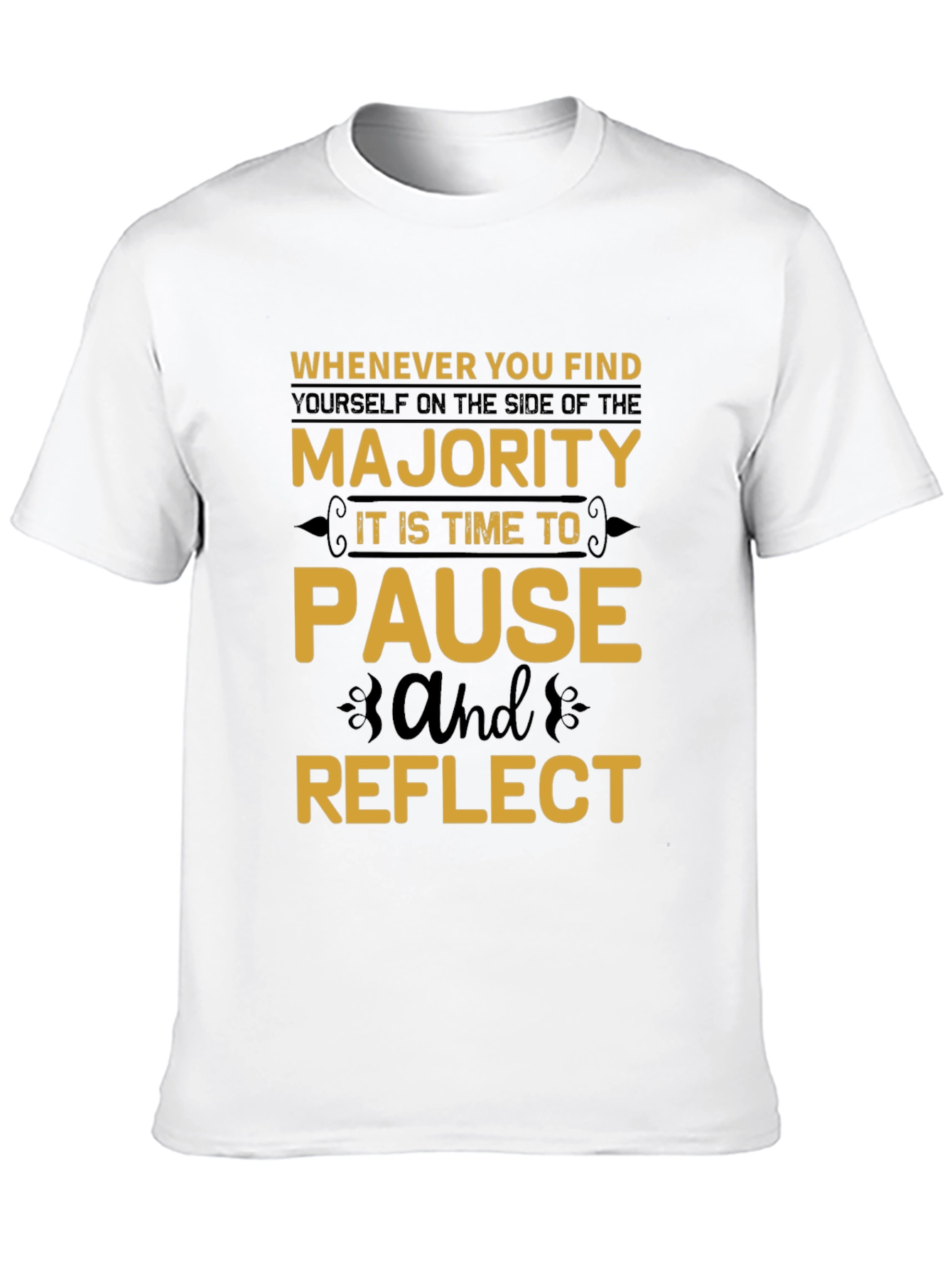 Majority Pause Reflect T-Shirt